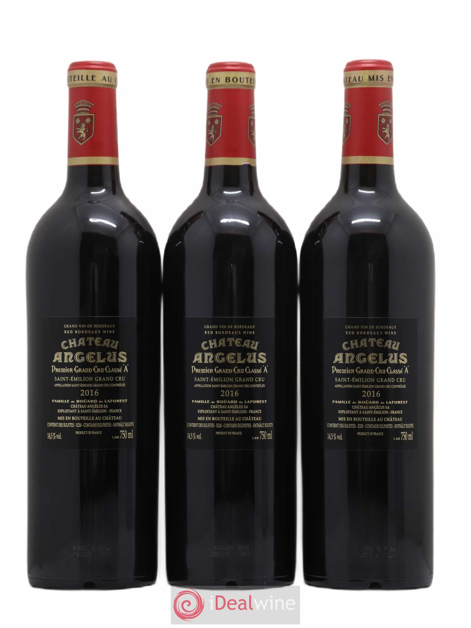 Château Angélus 1er Grand Cru Classé A 2016 - Lot de 6 bouteilles - 4