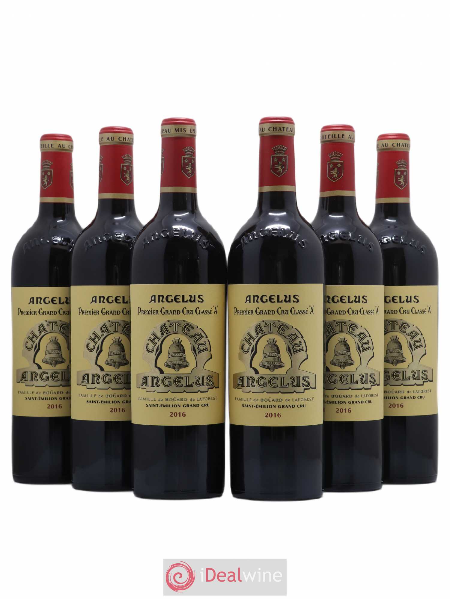 Château Angélus 1er Grand Cru Classé A 2016 - Lot de 6 bouteilles - 0