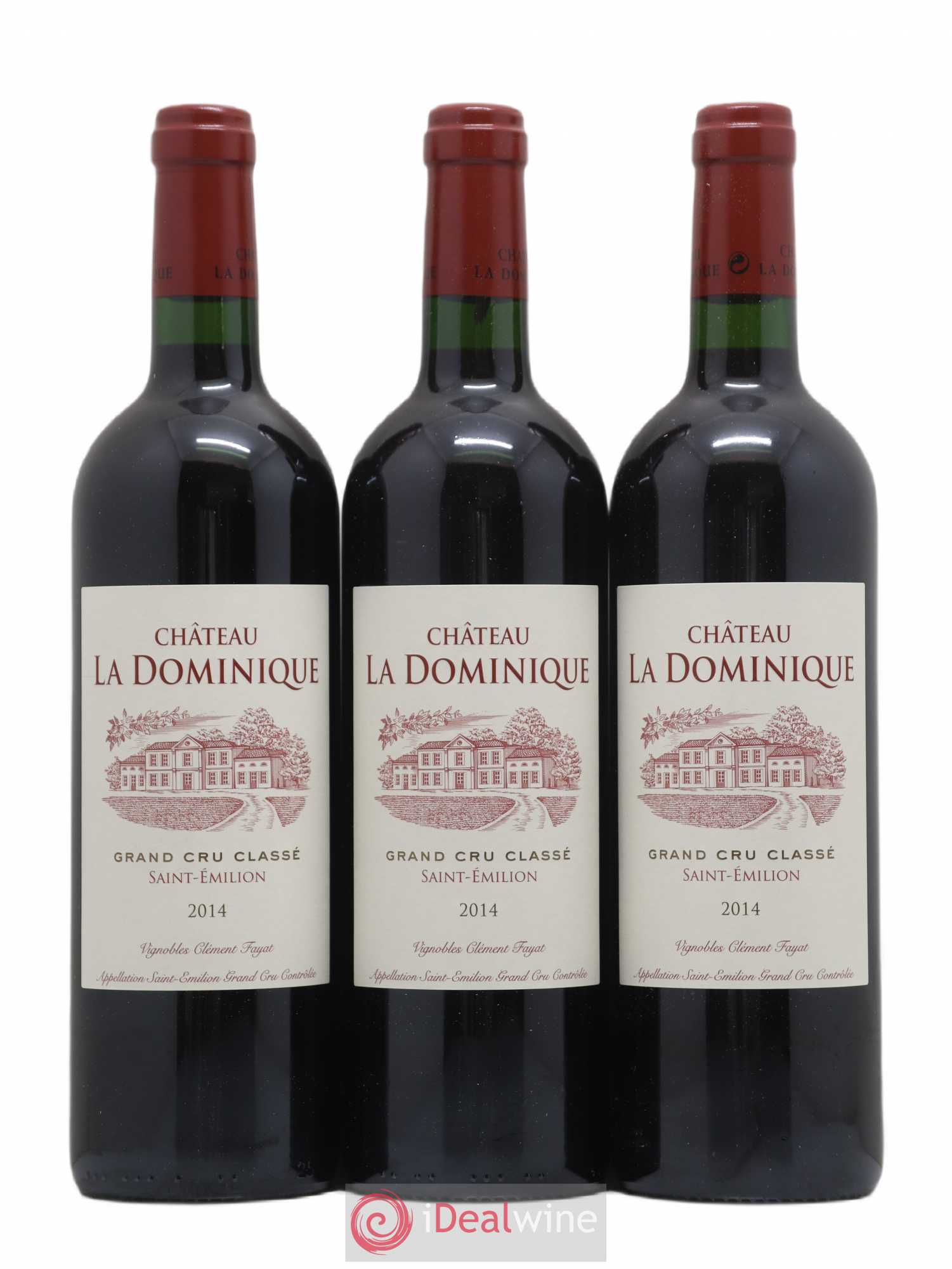 Château la Dominique Grand Cru Classé 2014 - Lot de 6 bouteilles - 1