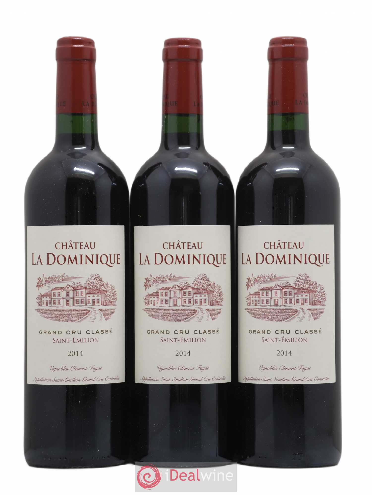 Château la Dominique Grand Cru Classé 2014 - Lot de 6 bouteilles - 1