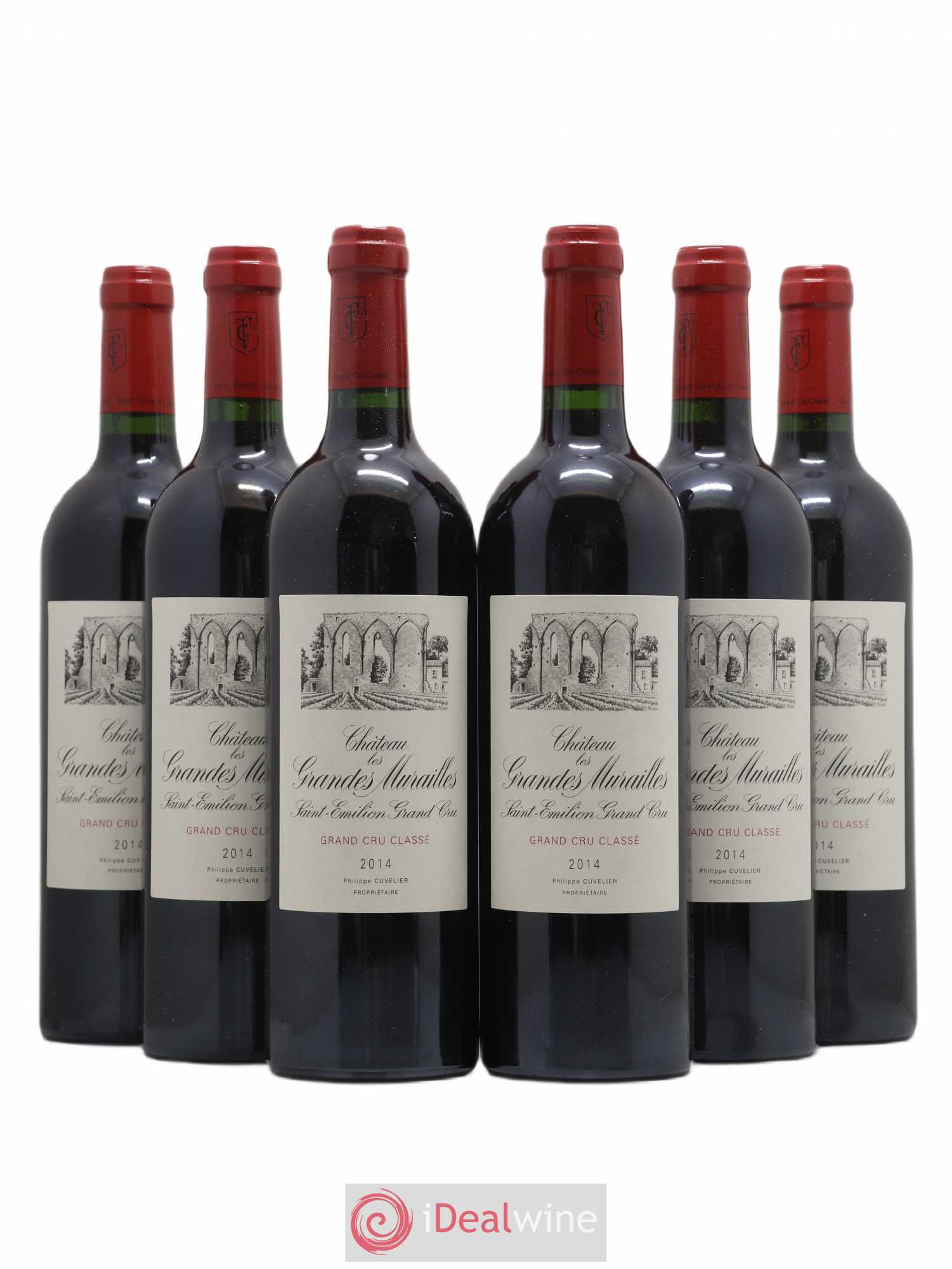 Château les Grandes Murailles Grand Cru Classé (sans prix de réserve) 2014 - Lot de 6 bouteilles - 0