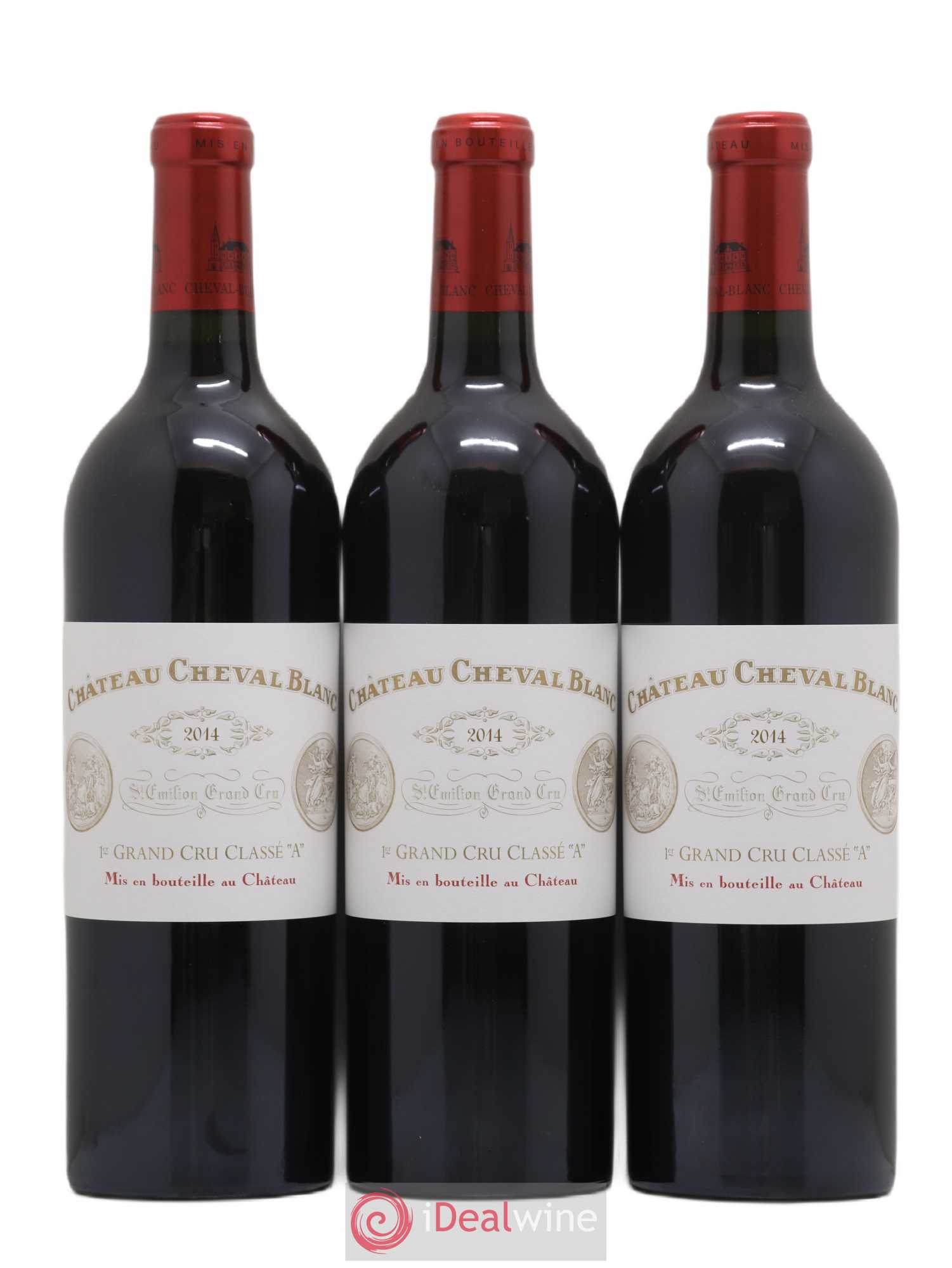 Château Cheval Blanc 1er Grand Cru Classé A 2014 - Lot de 3 bouteilles - 0