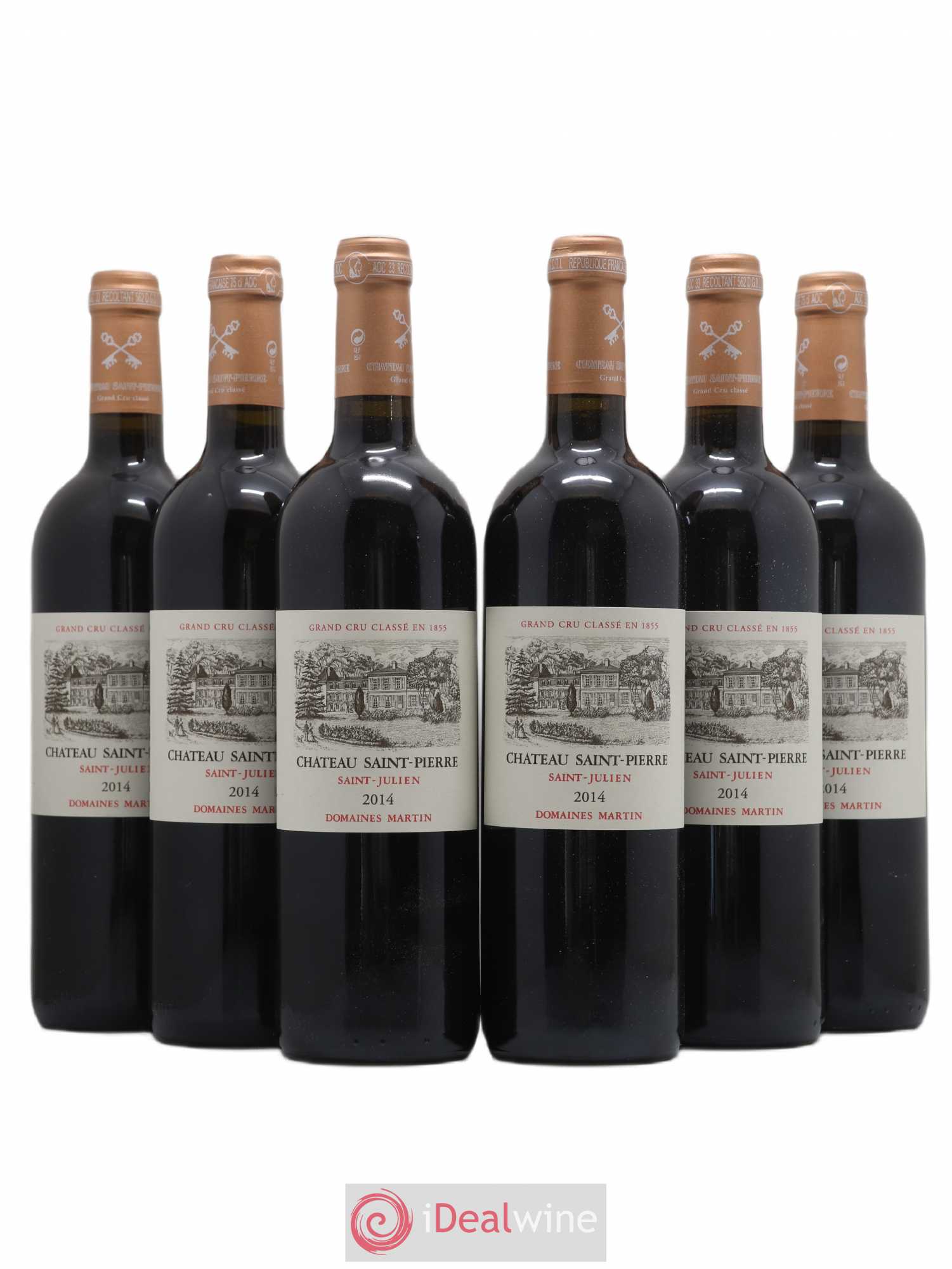 Château Saint-Pierre 4ème Grand Cru Classé 2014 - Lot de 6 bouteilles - 0