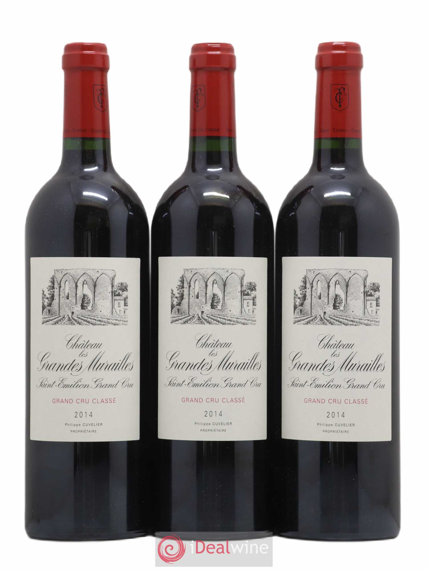 Château les Grandes Murailles Grand Cru Classé (sans prix de réserve) 2014 - Lot de 6 bouteilles - 1