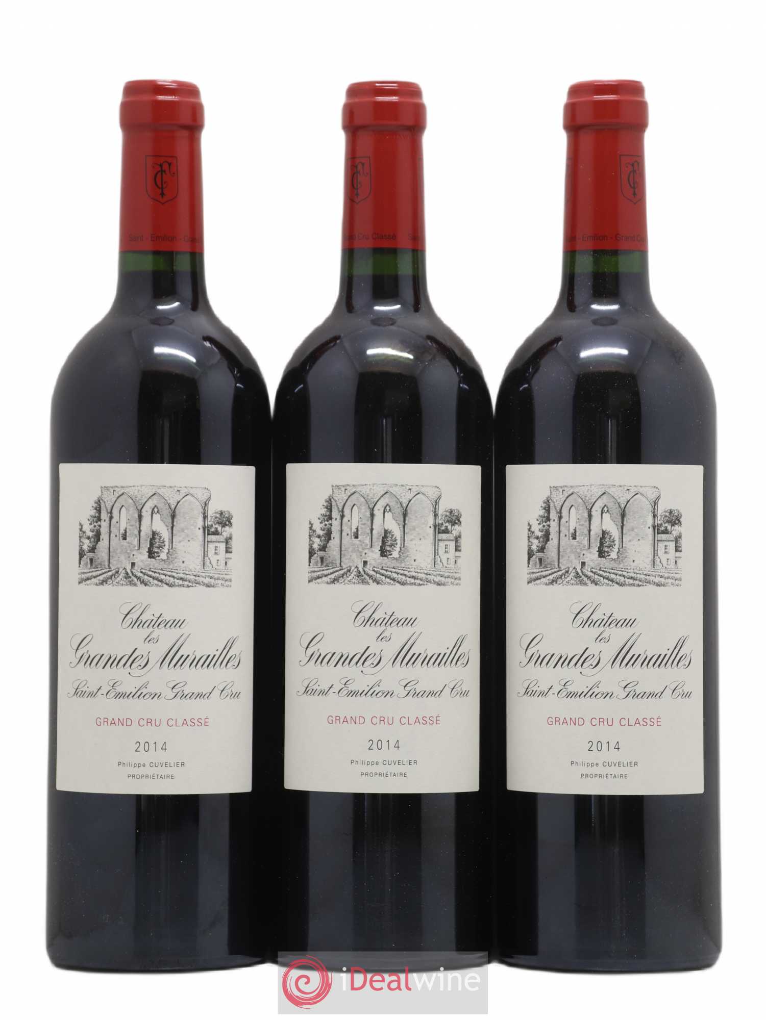 Château les Grandes Murailles Grand Cru Classé (sans prix de réserve) 2014 - Lot de 6 bouteilles - 2