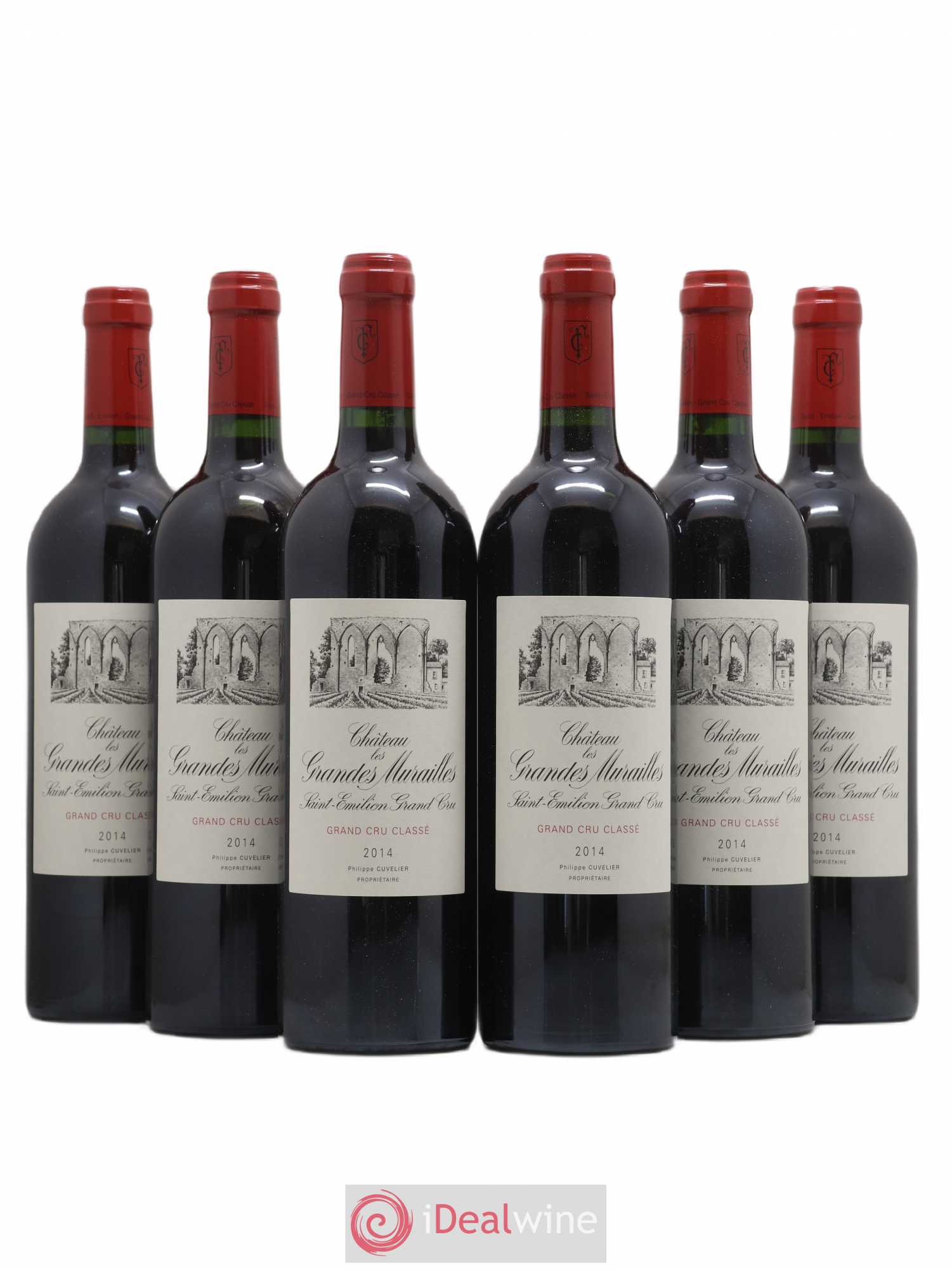 Château les Grandes Murailles Grand Cru Classé (sans prix de réserve) 2014 - Lot de 6 bouteilles - 0