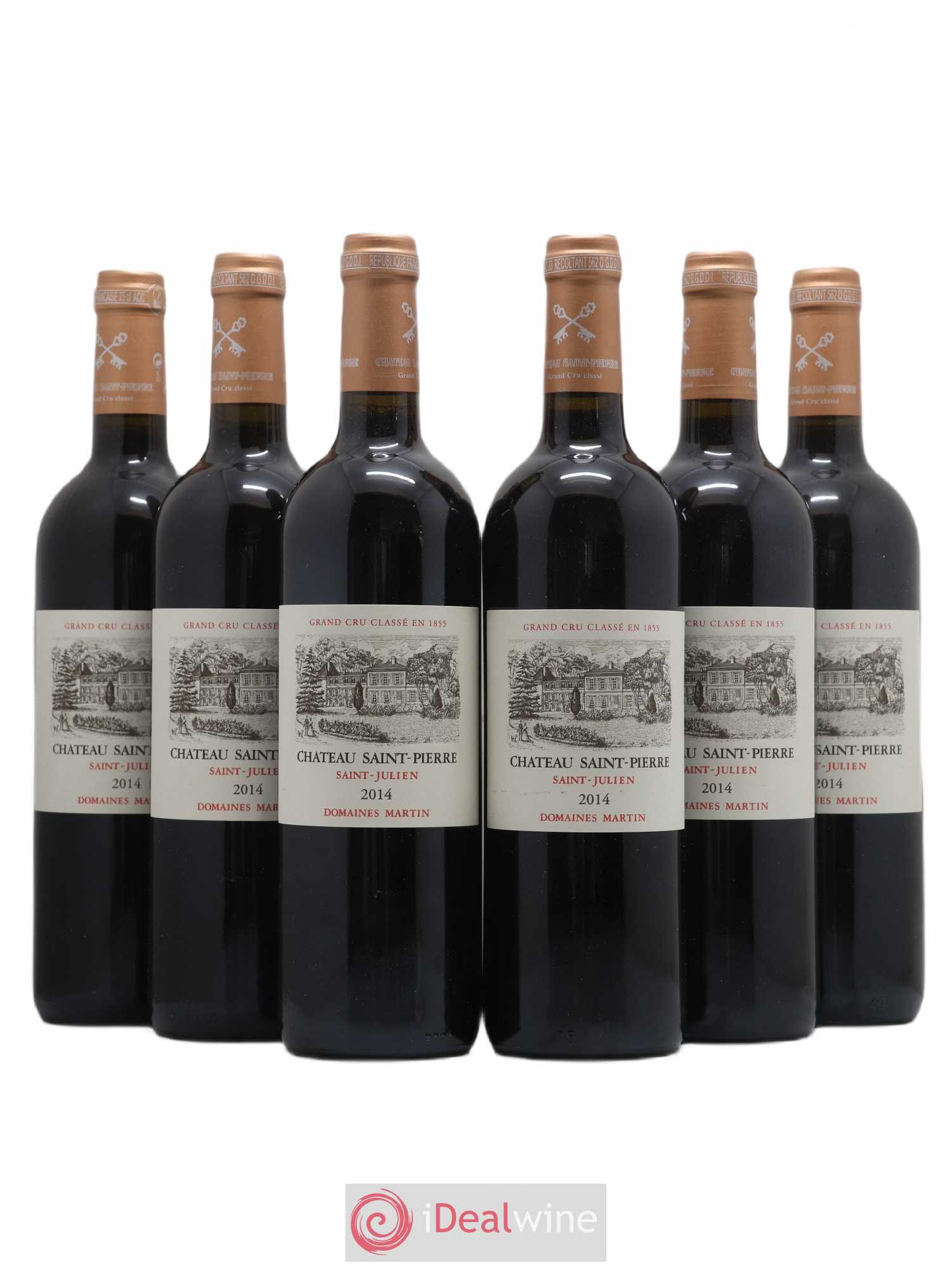 Château Saint-Pierre 4ème Grand Cru Classé 2014 - Lot de 6 bouteilles - 0