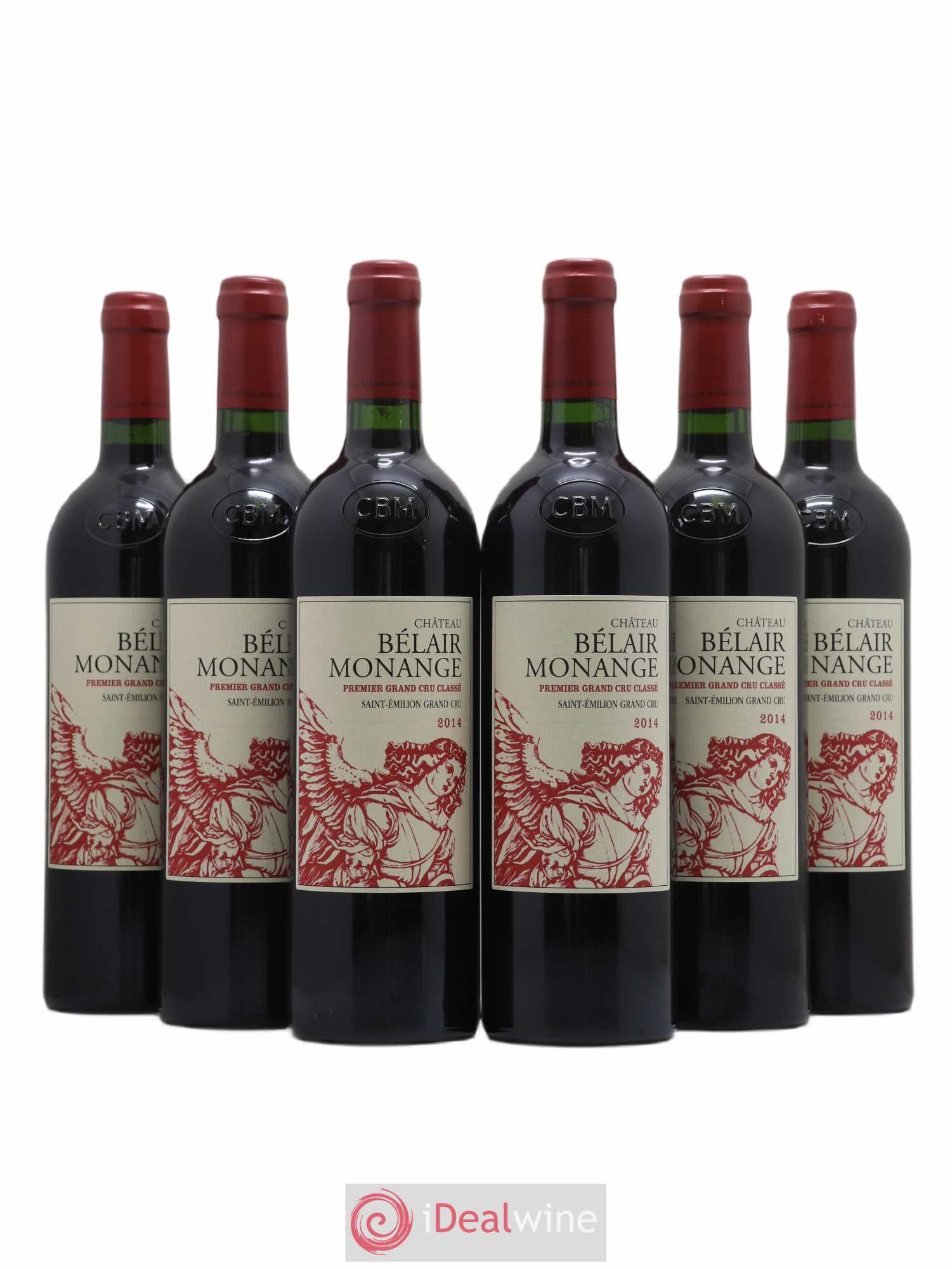 Château Belair (Belair-Monange) 1er Grand Cru Classé B 2014 - Lot de 6 bouteilles - 0
