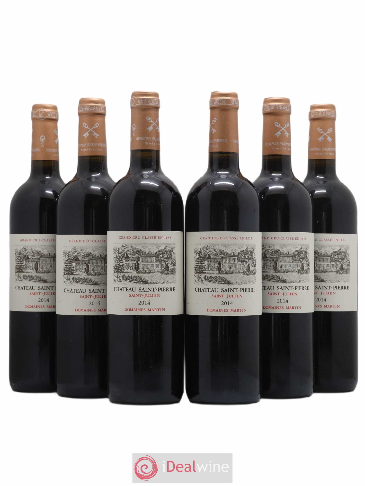 Château Saint-Pierre 4ème Grand Cru Classé 2014 - Lot de 6 bouteilles - 0