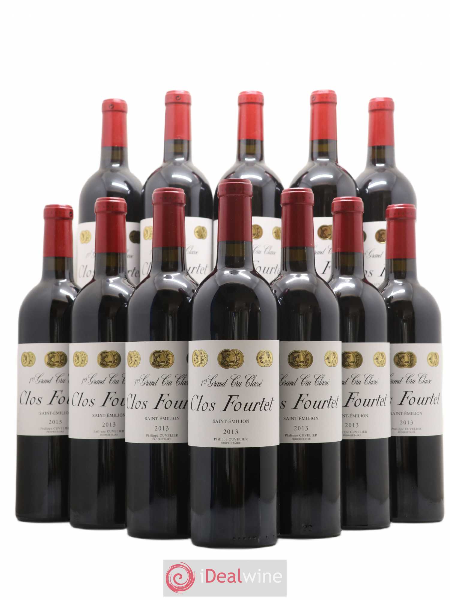 Clos Fourtet 1er Grand Cru Classé B 2013 - Lot de 12 bouteilles - 0