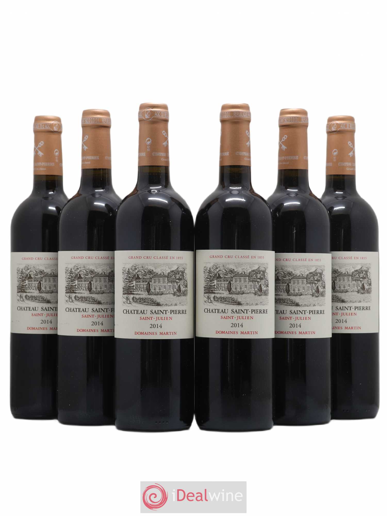 Château Saint-Pierre 4ème Grand Cru Classé 2014 - Lot de 6 bouteilles - 0