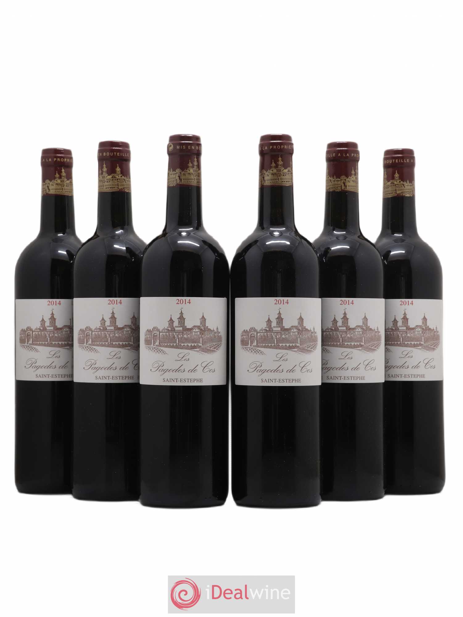 Les Pagodes de Cos Second Vin 2014 - Lot de 6 bouteilles - 0