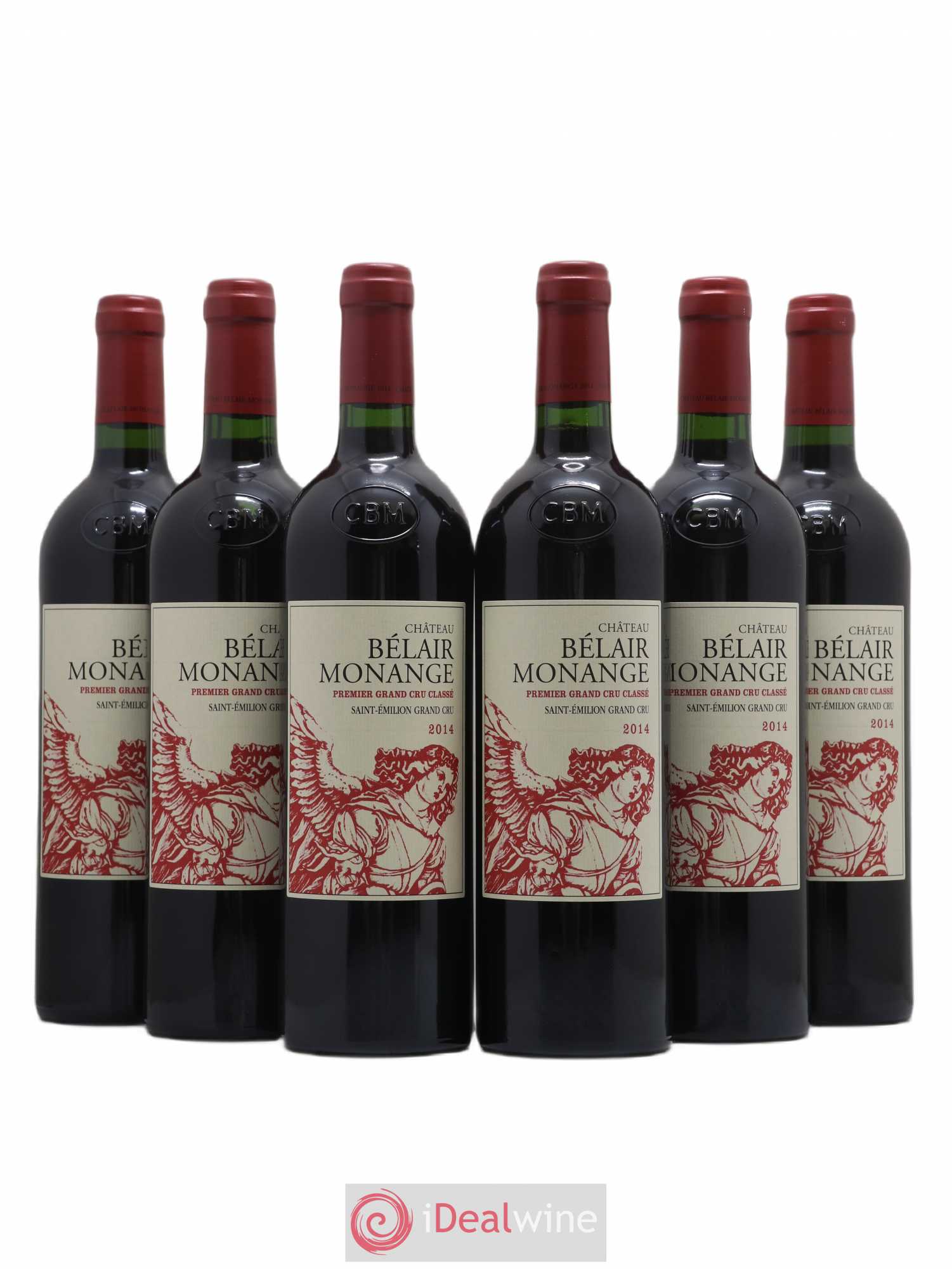 Château Belair (Belair-Monange) 1er Grand Cru Classé B 2014 - Lot de 6 bouteilles - 0