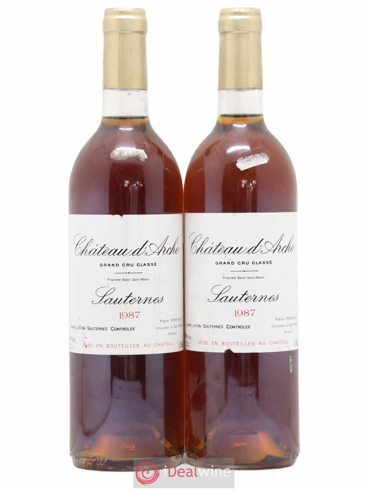 Château d' Arche 2ème Grand Cru Classé 1987 - Lotto di 2 bottiglie - 0