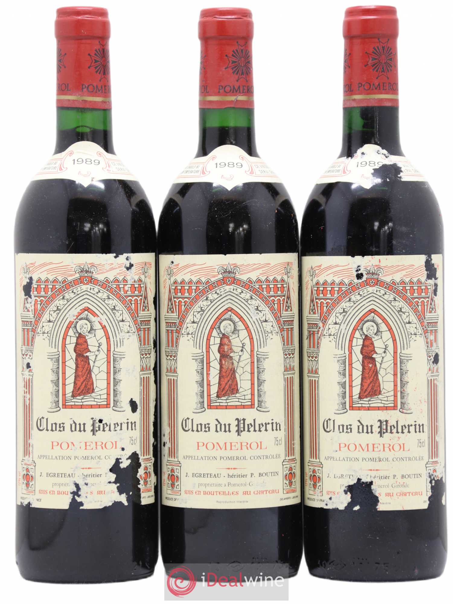 Clos du Pèlerin 1989 - Lot de 3 bouteilles - 0