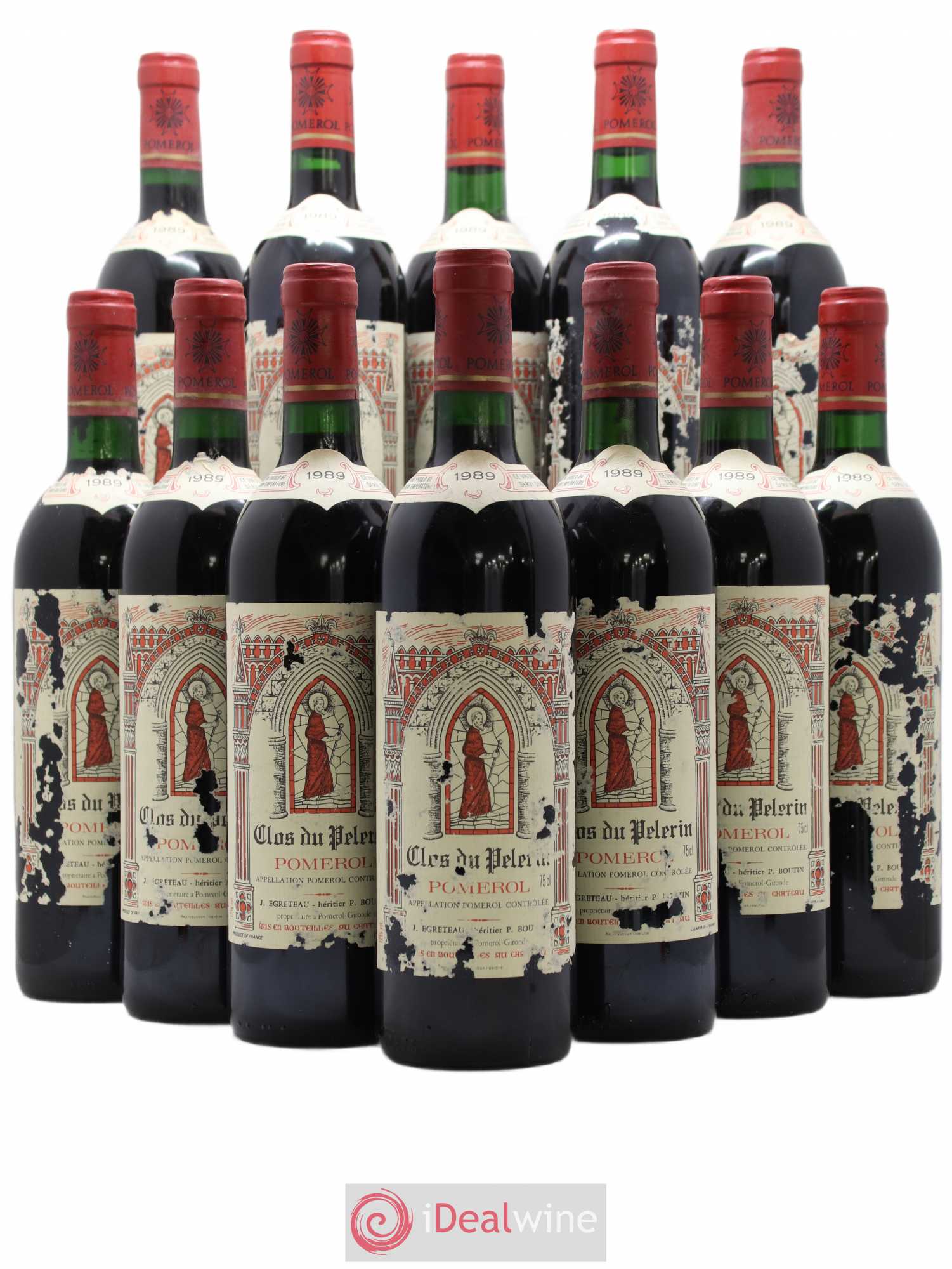 Clos du Pèlerin 1989 - Lot de 12 bouteilles - 0