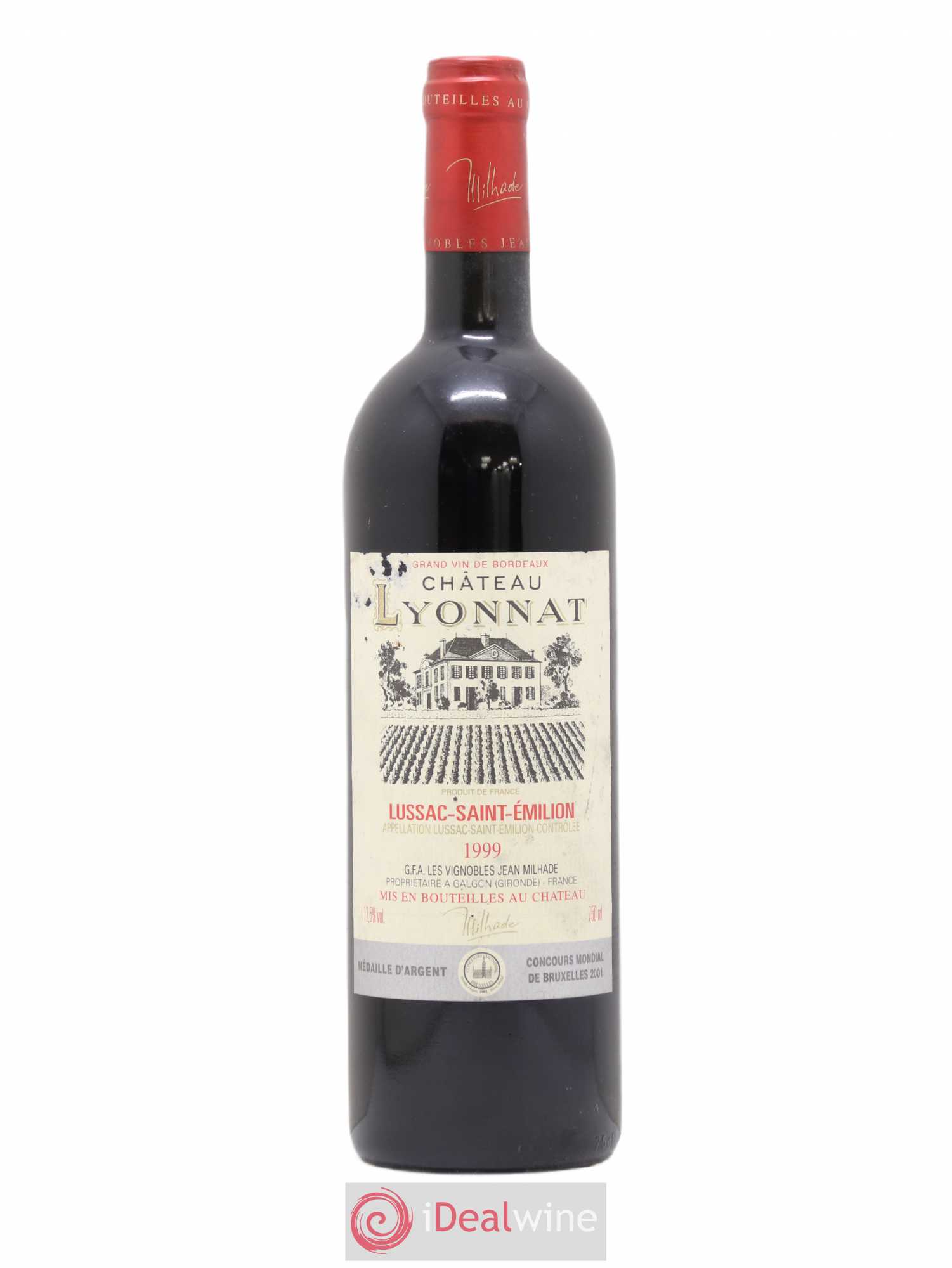 Château Lyonnat 1999 - Lot de 1 bouteille - 0