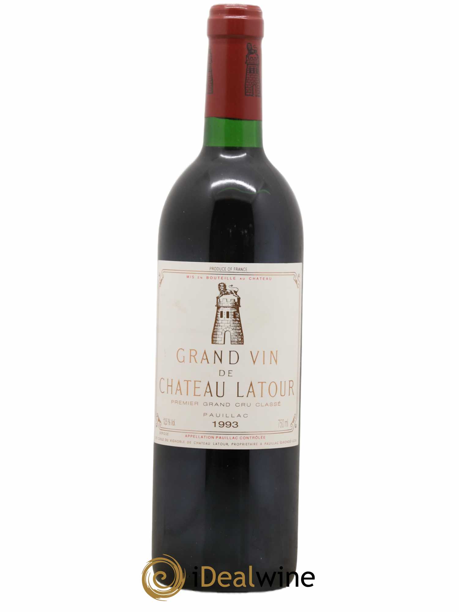 Château Latour 1er Grand Cru Classé 1993 - Lot de 1 bouteille - 0