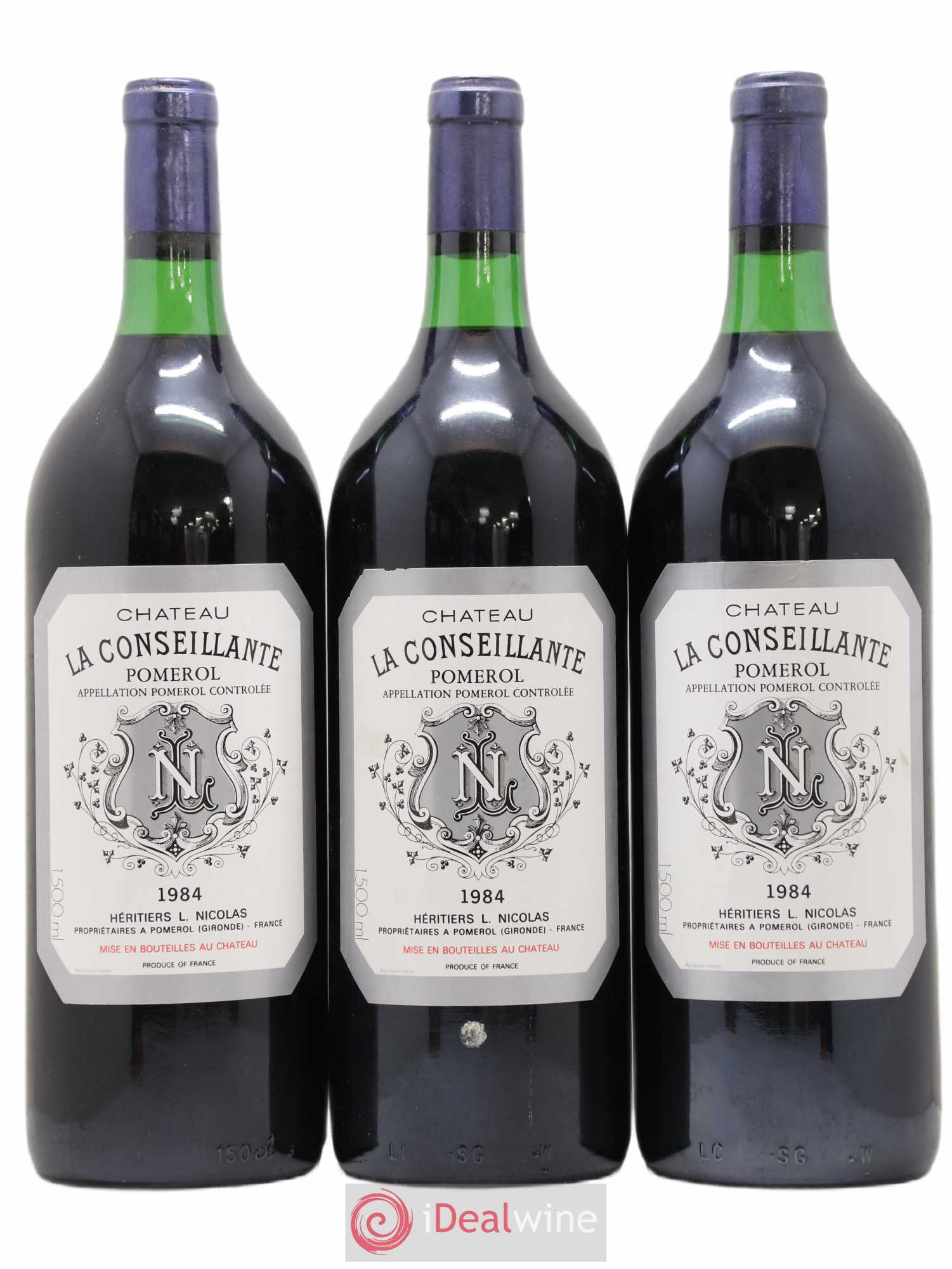 Château la Conseillante 1984 - Lot de 3 magnums - 0