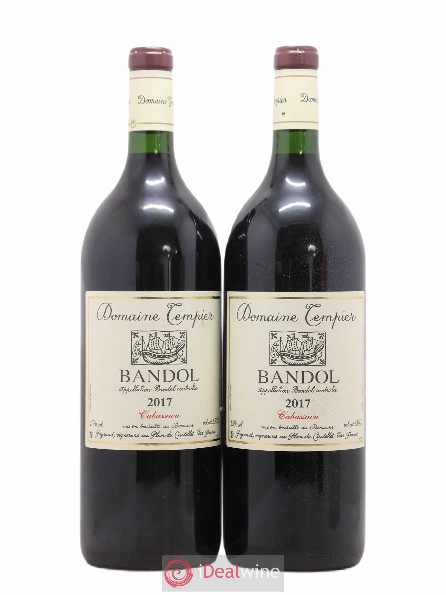 Bandol Domaine Tempier Cuvée Cabassaou Famille Peyraud 2017 - Lot de 2 magnums - 0
