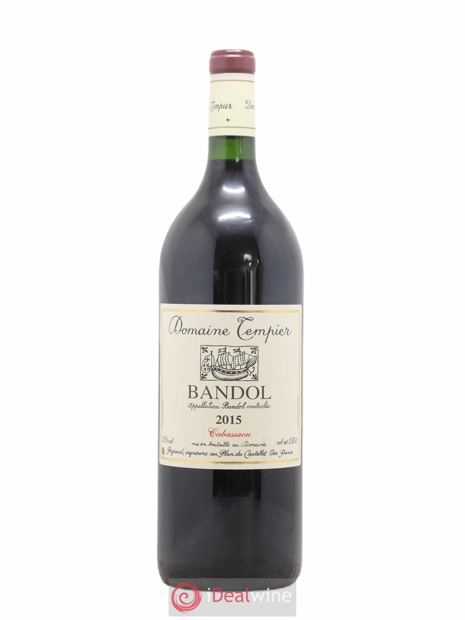 Bandol Domaine Tempier Cuvée Cabassaou Famille Peyraud 2015 - Lot de 1 magnum - 0