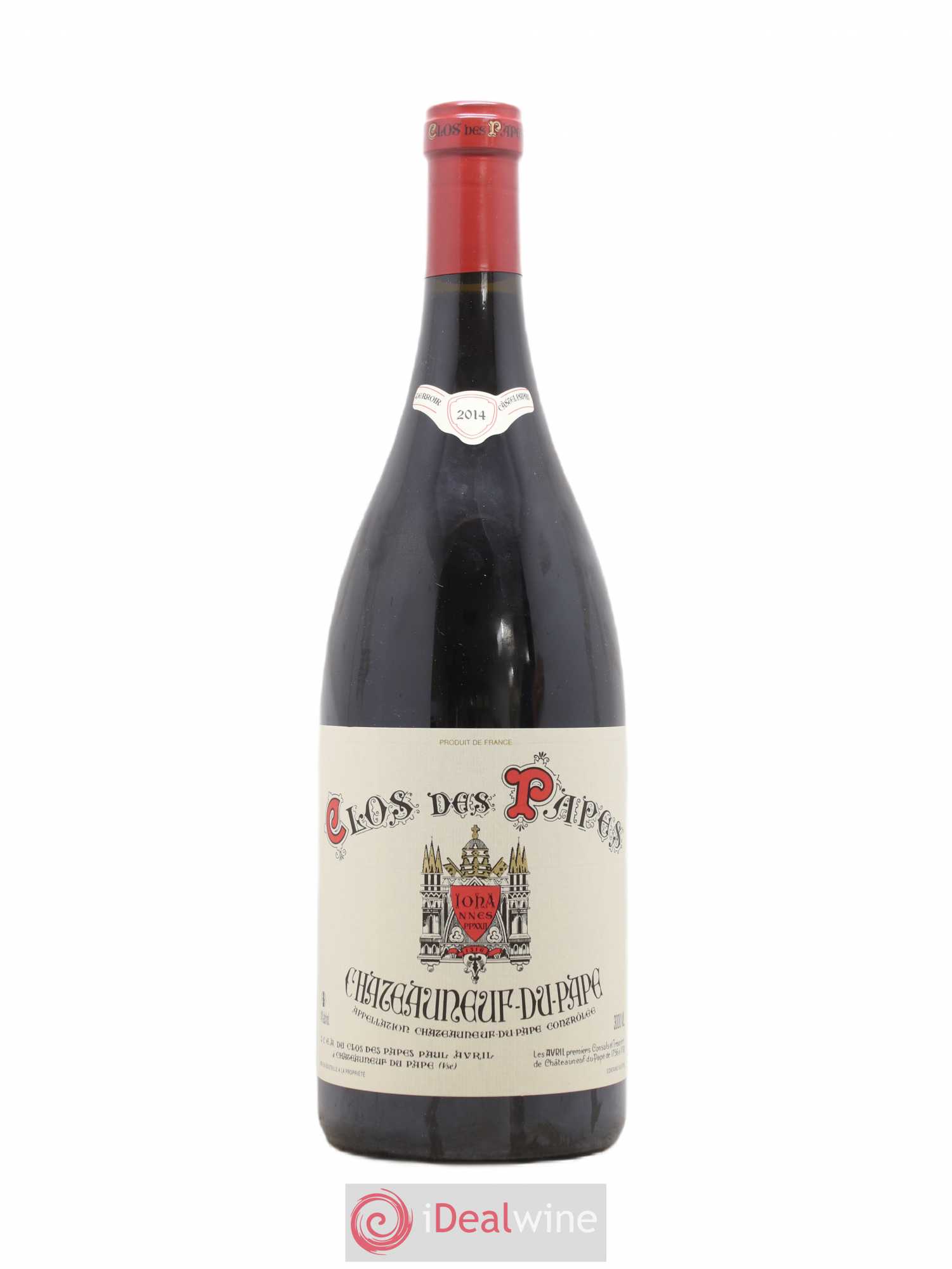 Châteauneuf-du-Pape Clos des Papes - Paul Avril 2014 - Lot de 1 double magnum - 0