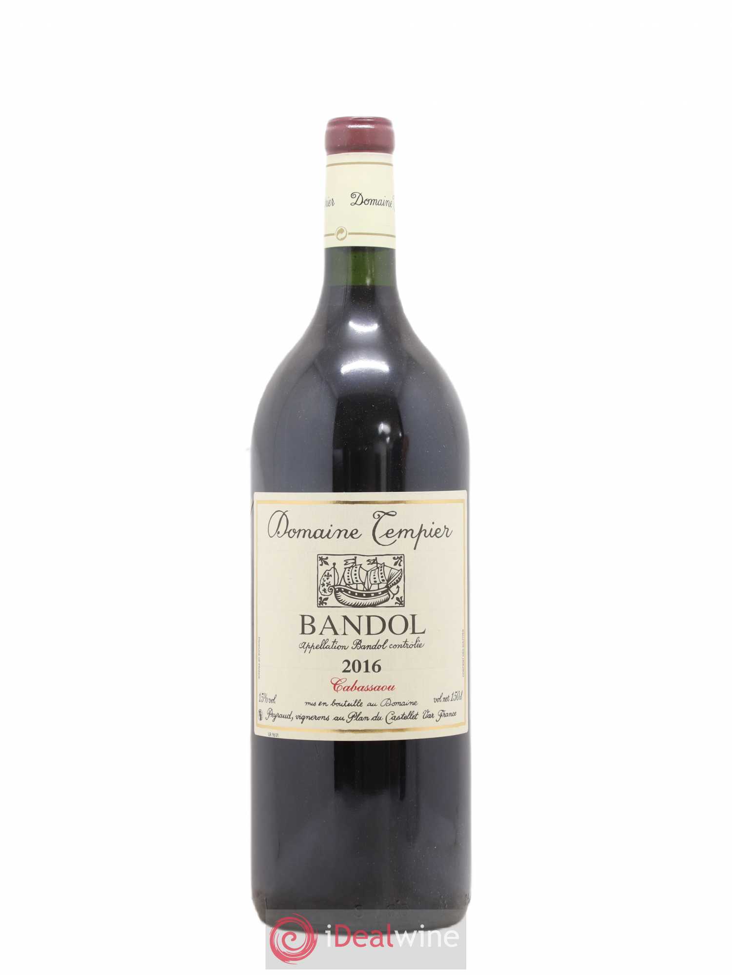 Bandol Domaine Tempier Cuvée Cabassaou Famille Peyraud 2016 - Lot de 1 magnum - 0