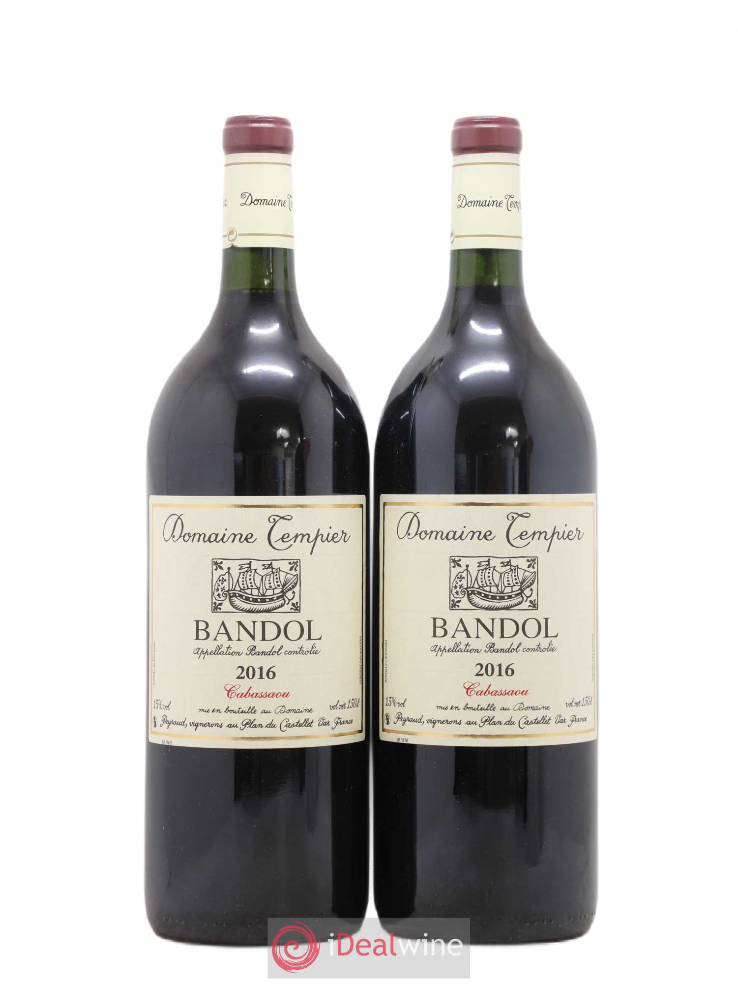 Bandol Domaine Tempier Cuvée Cabassaou Famille Peyraud 2016 - Lot de 2 magnums - 0