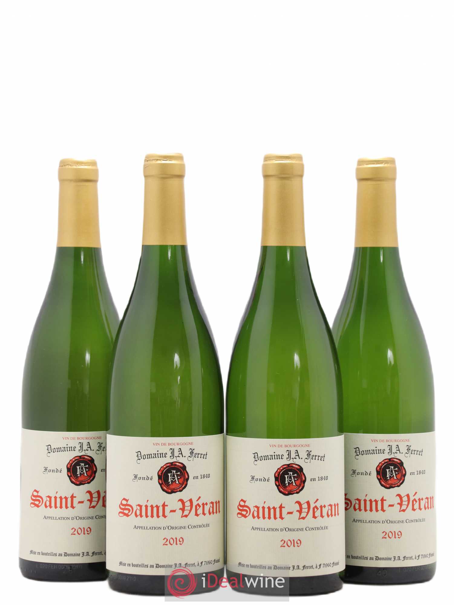 Saint-Véran J.A. Ferret (Domaine) 2019 - Lot de 4 bouteilles - 0