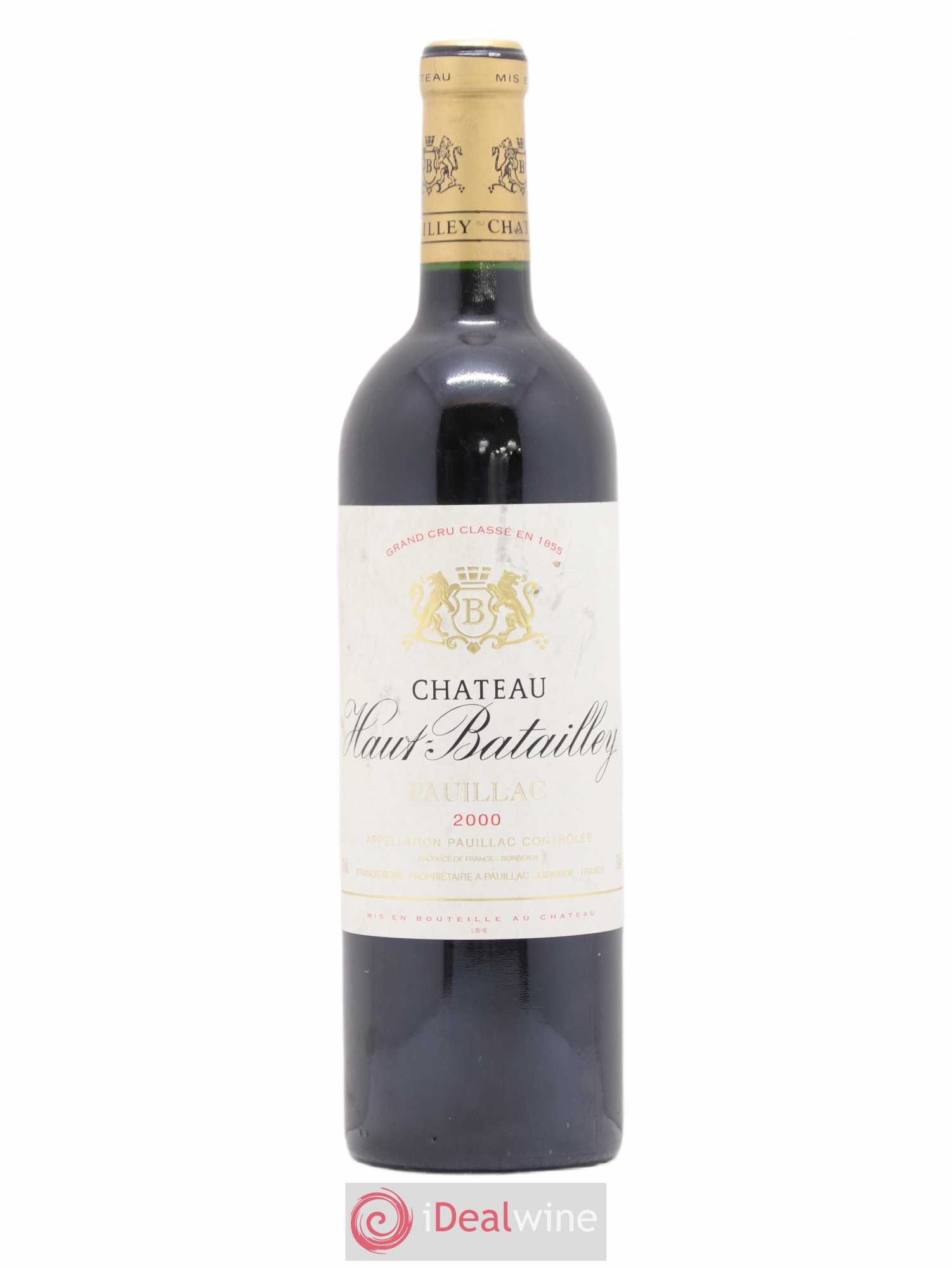 Château Haut Batailley 5ème Grand Cru Classé 2000 - Lot de 1 bouteille - 0