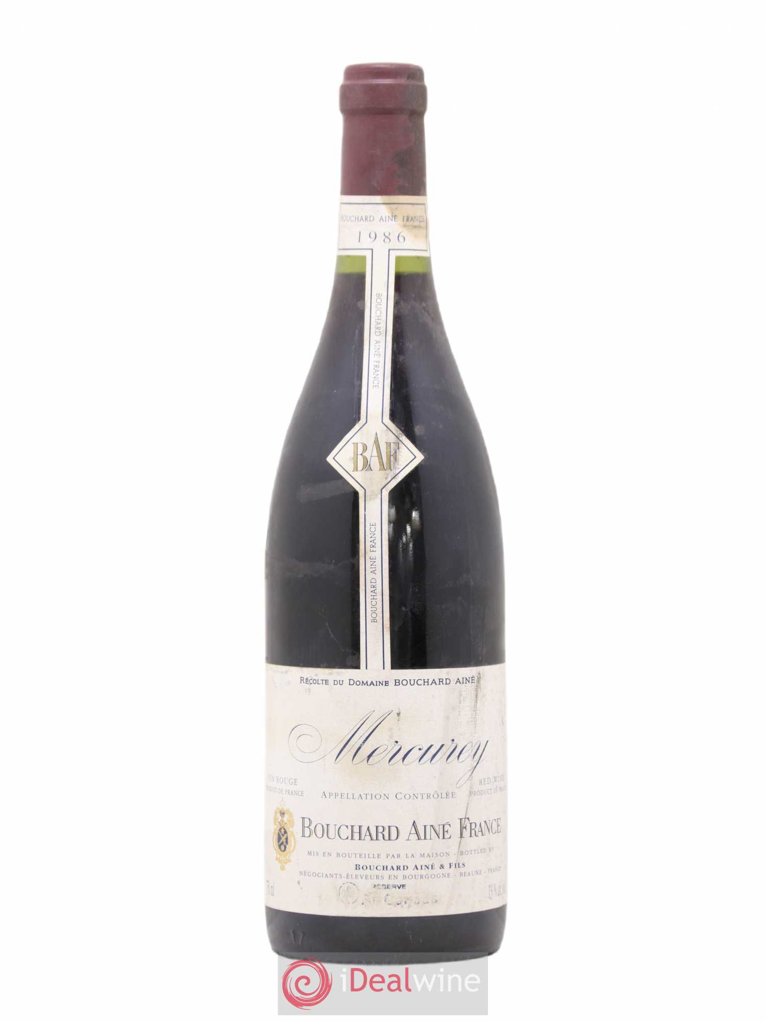 Mercurey Bouchard Ainé 1986 - Lot de 1 bouteille - 0
