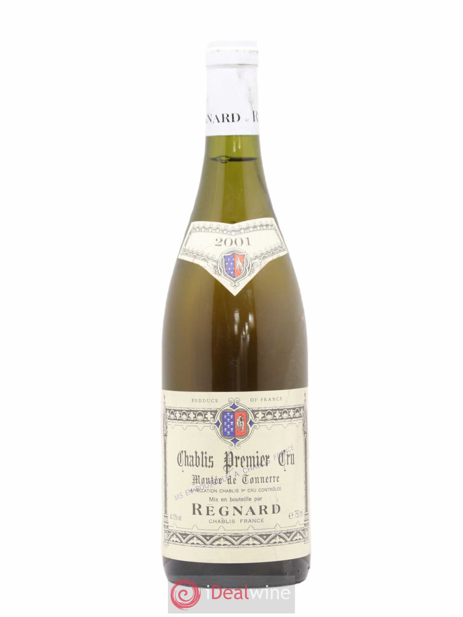 Chablis 1er Cru Montée de Tonerre Regnard 2001 - Posten von 1 Flasche - 0