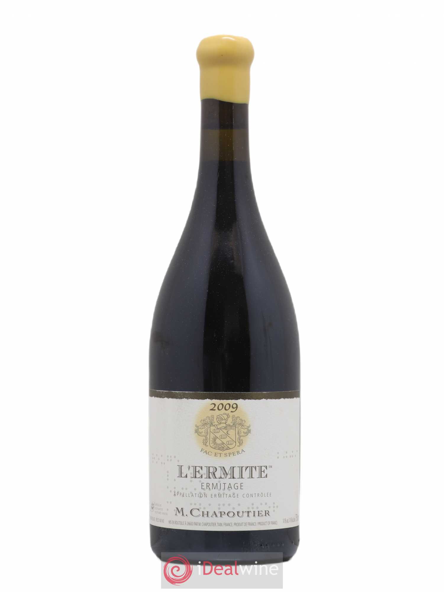 Hermitage Ermitage l'Ermite Chapoutier 2009 - Lot de 1 bouteille - 0