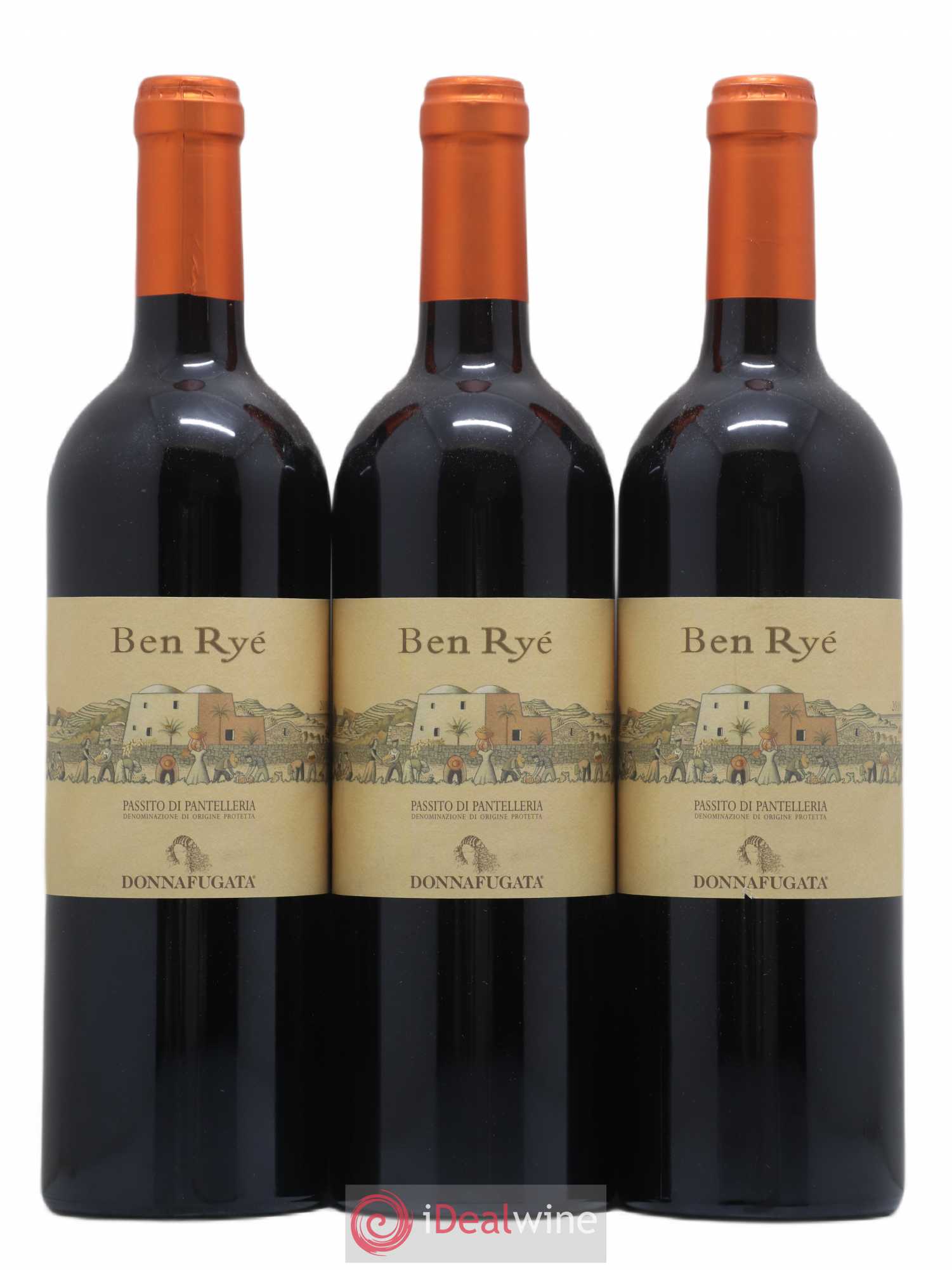 Italie AOP Passito Di Pantelleria Ben Ryé de Donnafugata 2010 - Posten von 3 Flaschen - 0