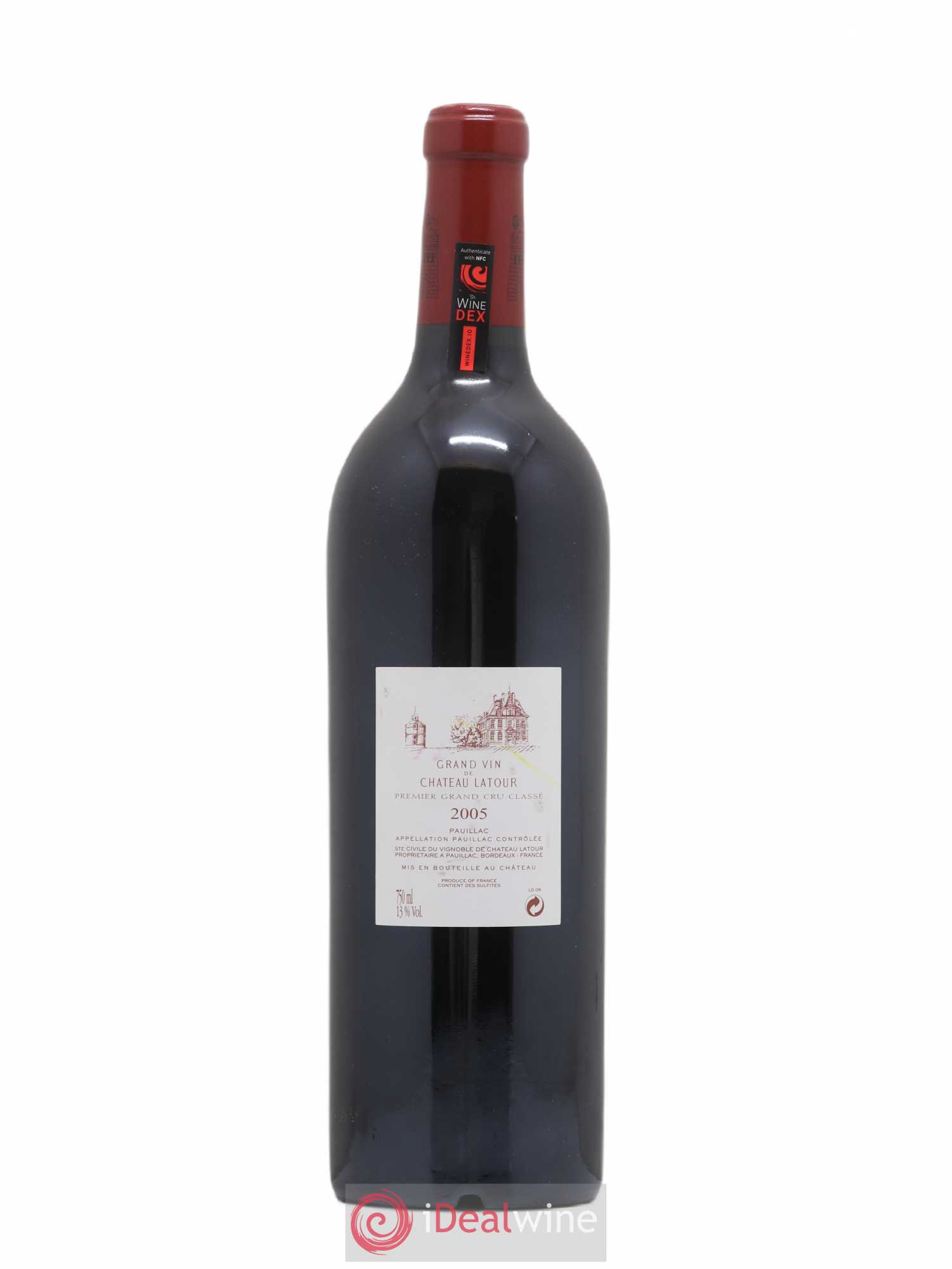 Château Latour 1er Grand Cru Classé 2005 - Lot de 1 bouteille - 1
