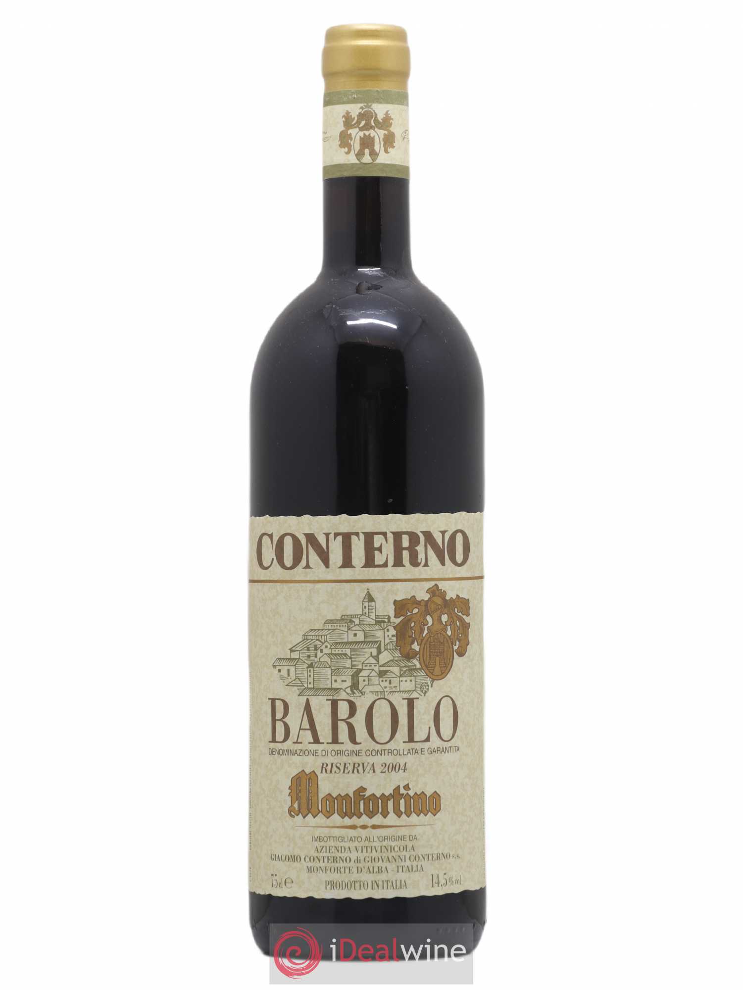 Barolo DOCG Riserva Monfortino Giacomo Conterno Riserva 2004 - Posten von 1 Flasche - 0