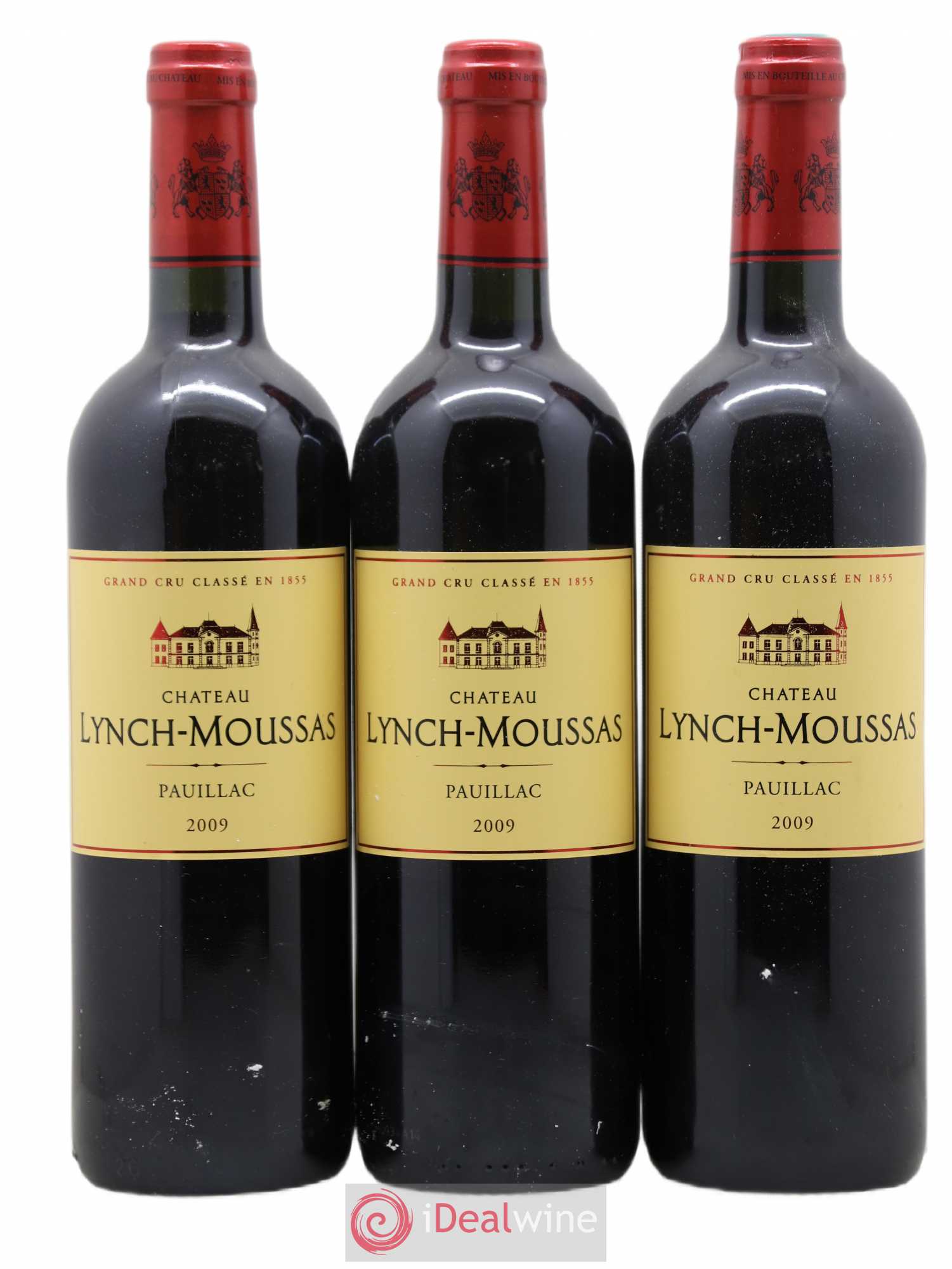 Château Lynch Moussas 5ème Grand Cru Classé 2009 - Lot de 3 bouteilles - 0