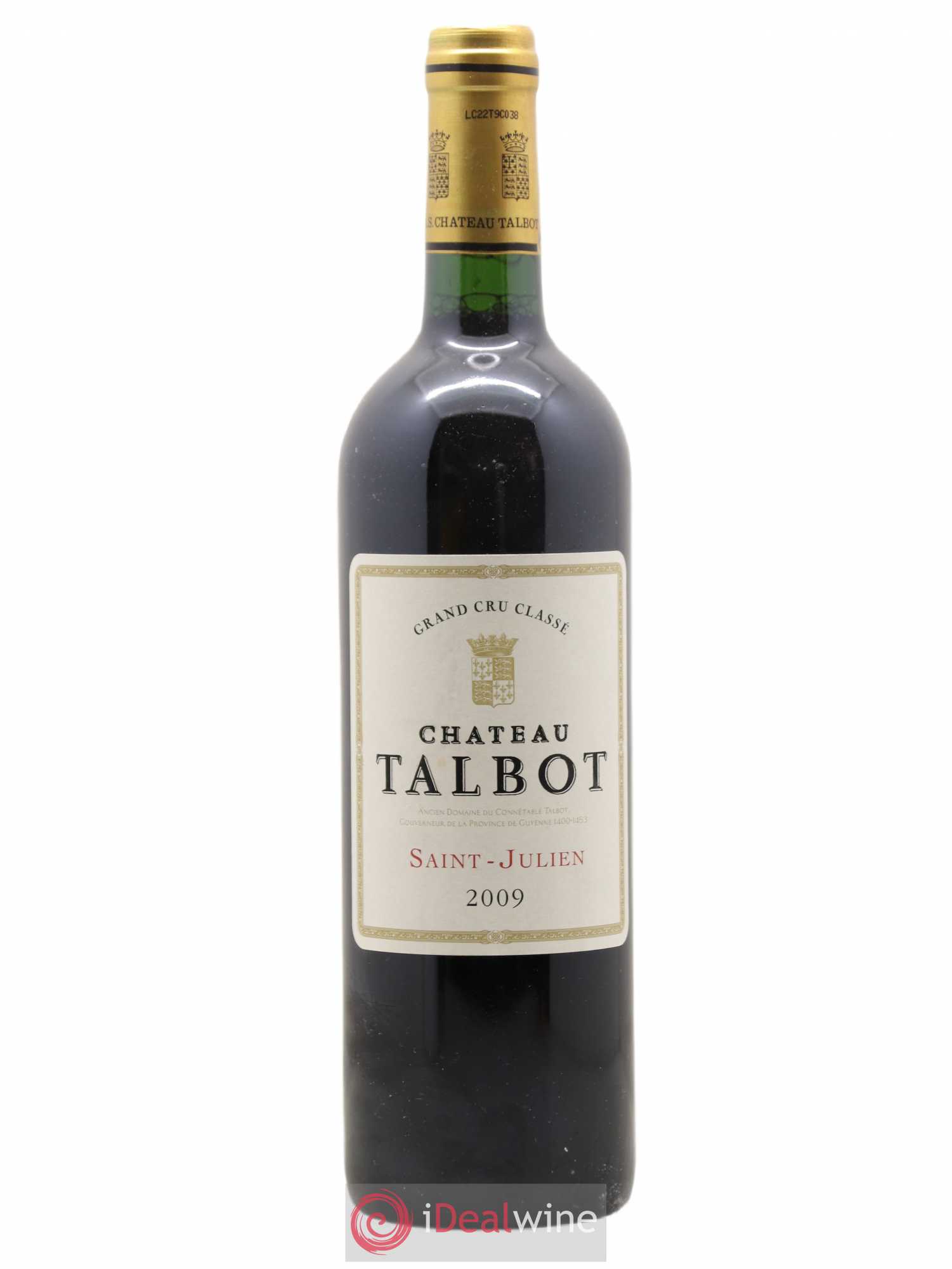 Château Talbot 4ème Grand Cru Classé 2009 - Lot de 1 bouteille - 0