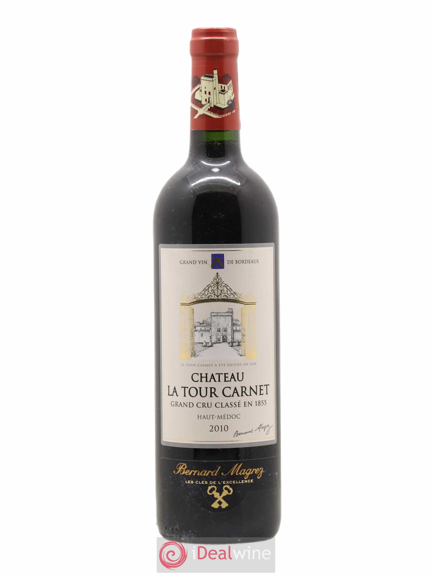 Château la Tour Carnet 4ème Grand Cru Classé 2010 - Lot de 1 bouteille - 0