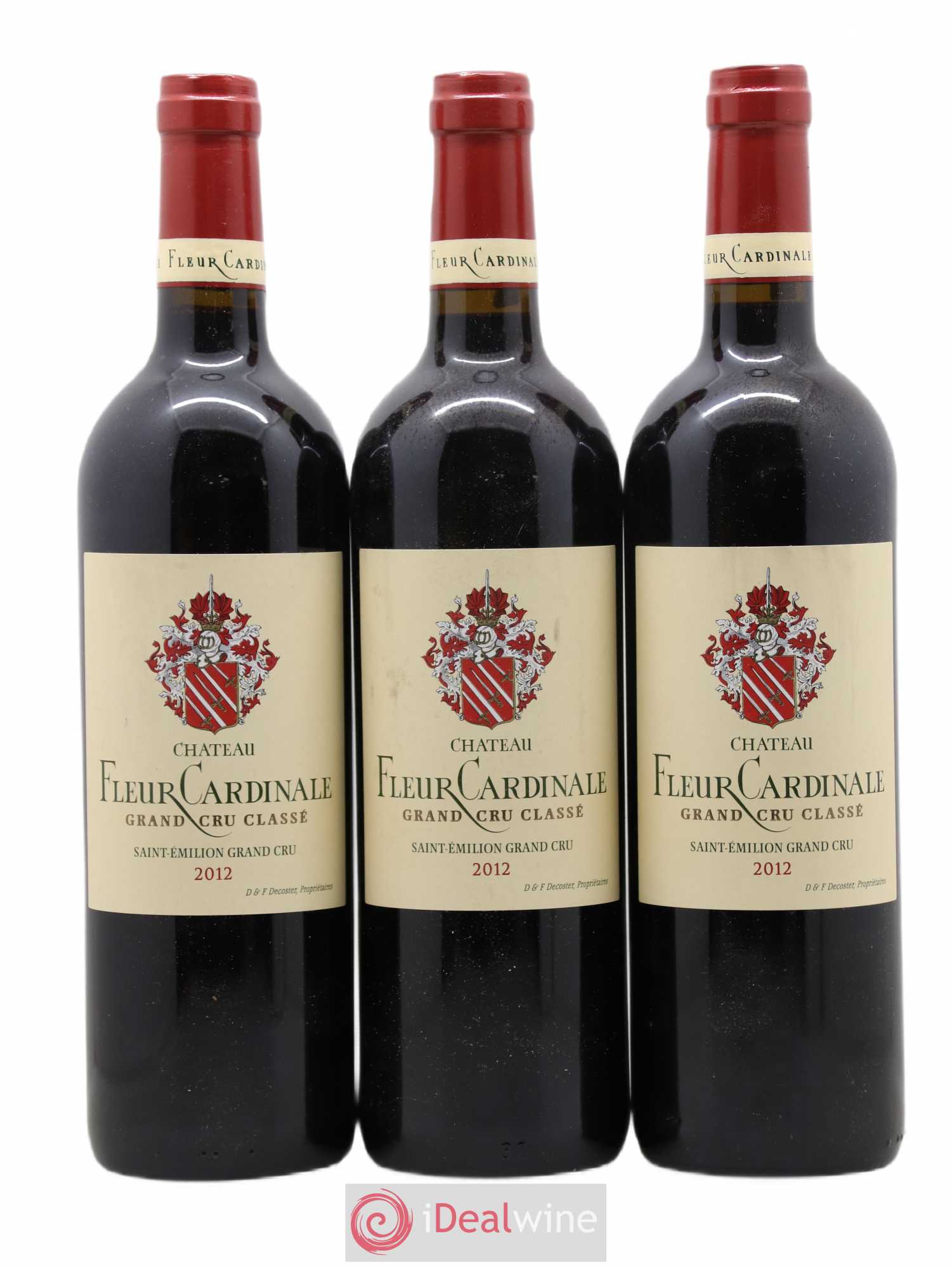 Château Fleur Cardinale Grand Cru Classé 2012 - Lot de 3 bouteilles - 0