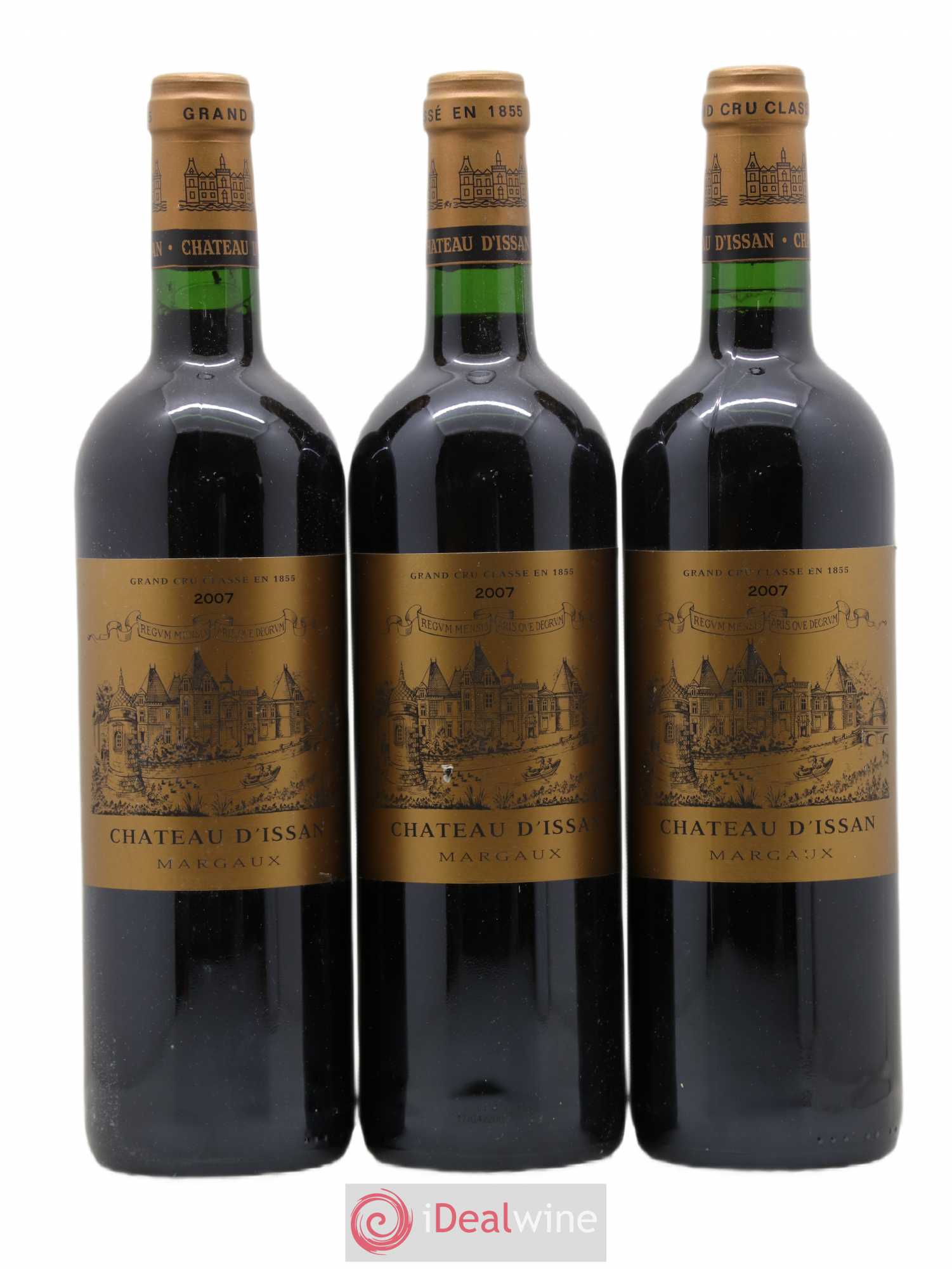 Château d'Issan 3ème Grand Cru Classé 2007 - Lot de 3 bouteilles - 0