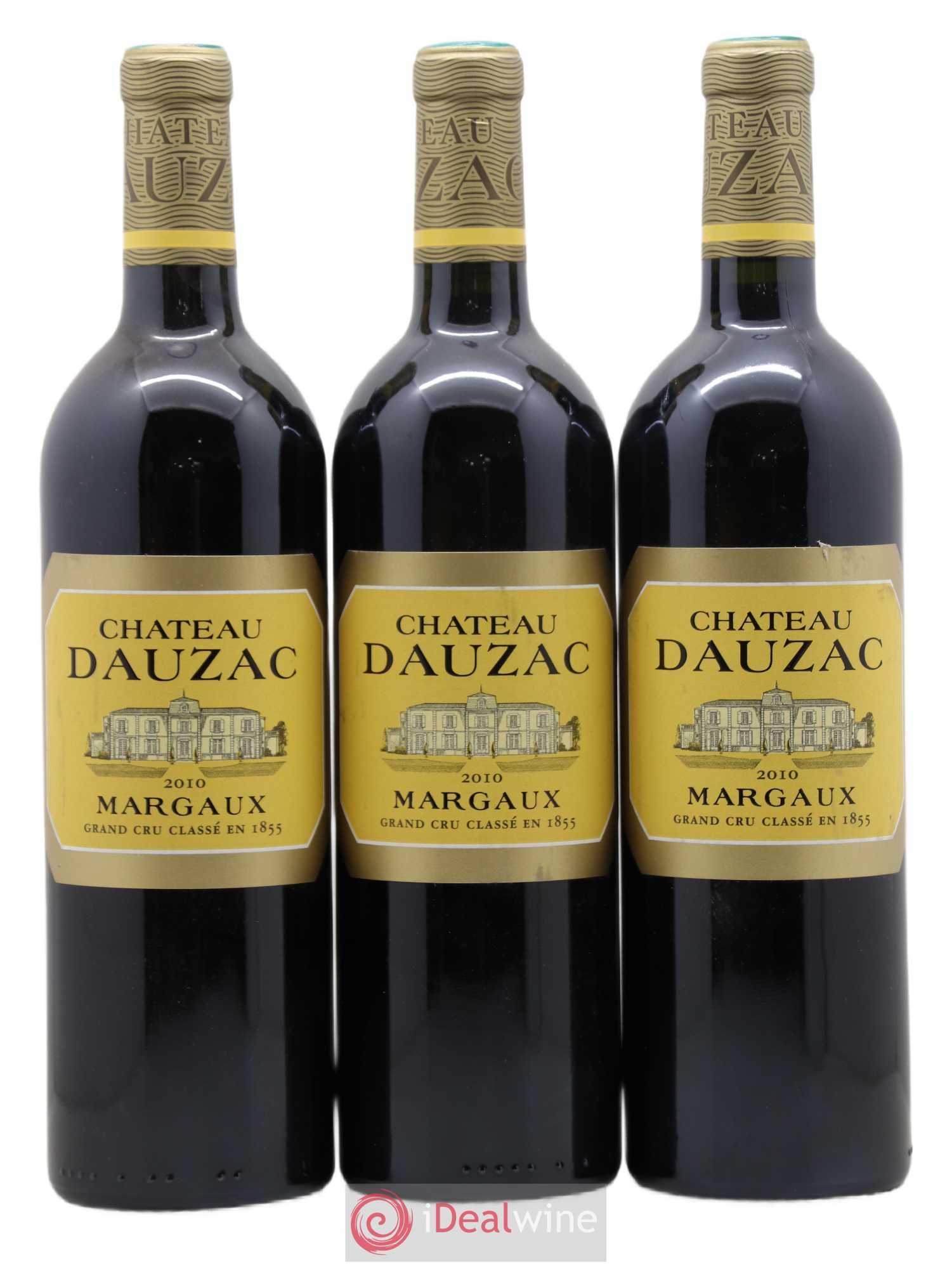 Château Dauzac 5ème Grand Cru Classé 2010 - Lot de 3 bouteilles - 0