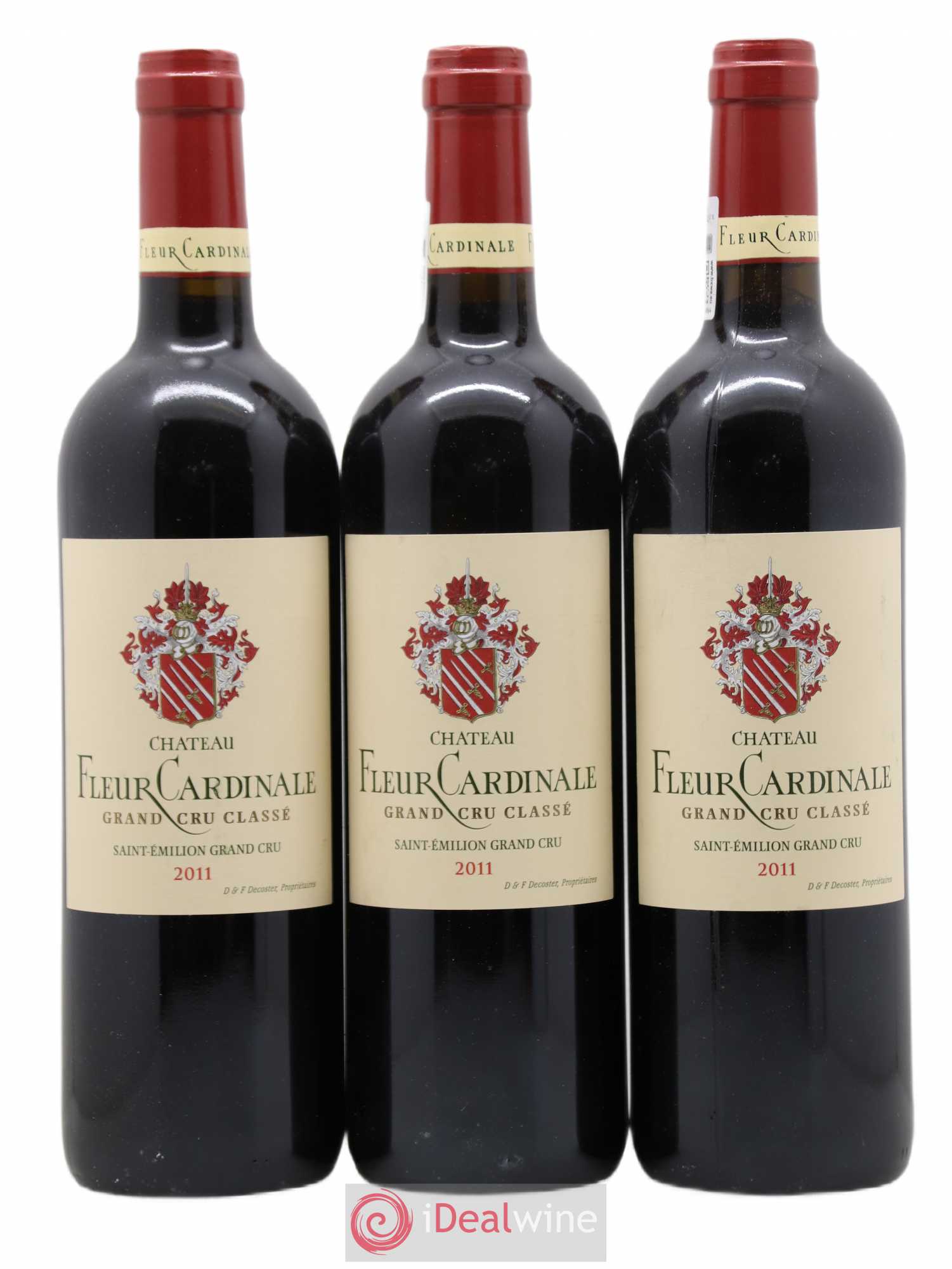 Château Fleur Cardinale Grand Cru Classé 2011 - Lot de 3 bouteilles - 0