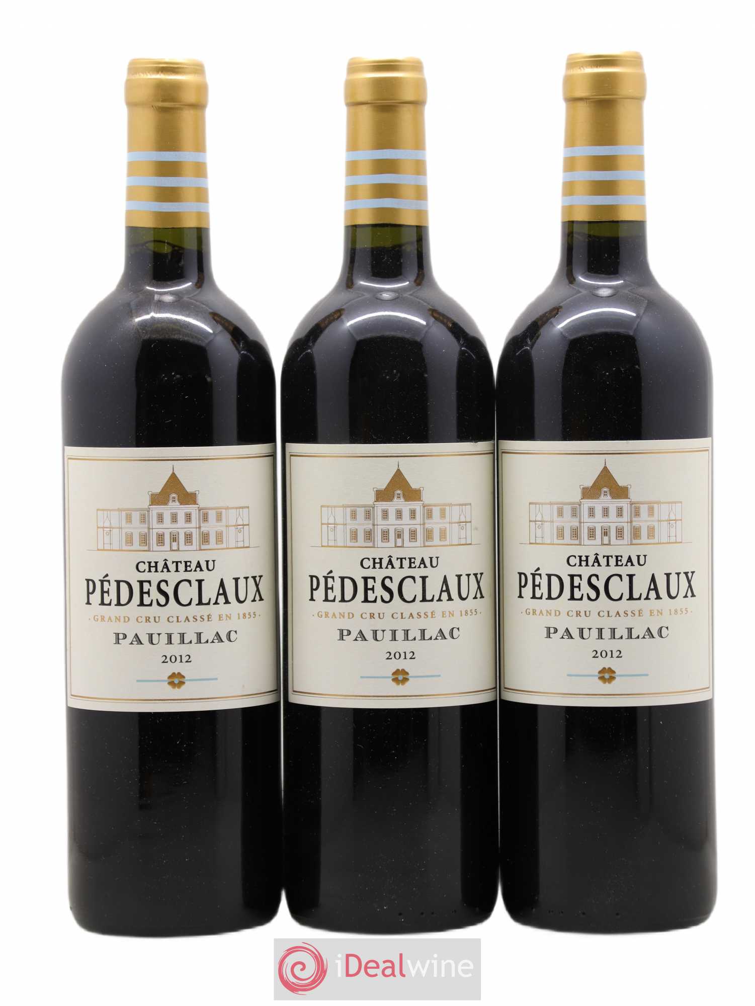 Château Pedesclaux 5ème Grand Cru Classé 2012 - Lot de 3 bouteilles - 0