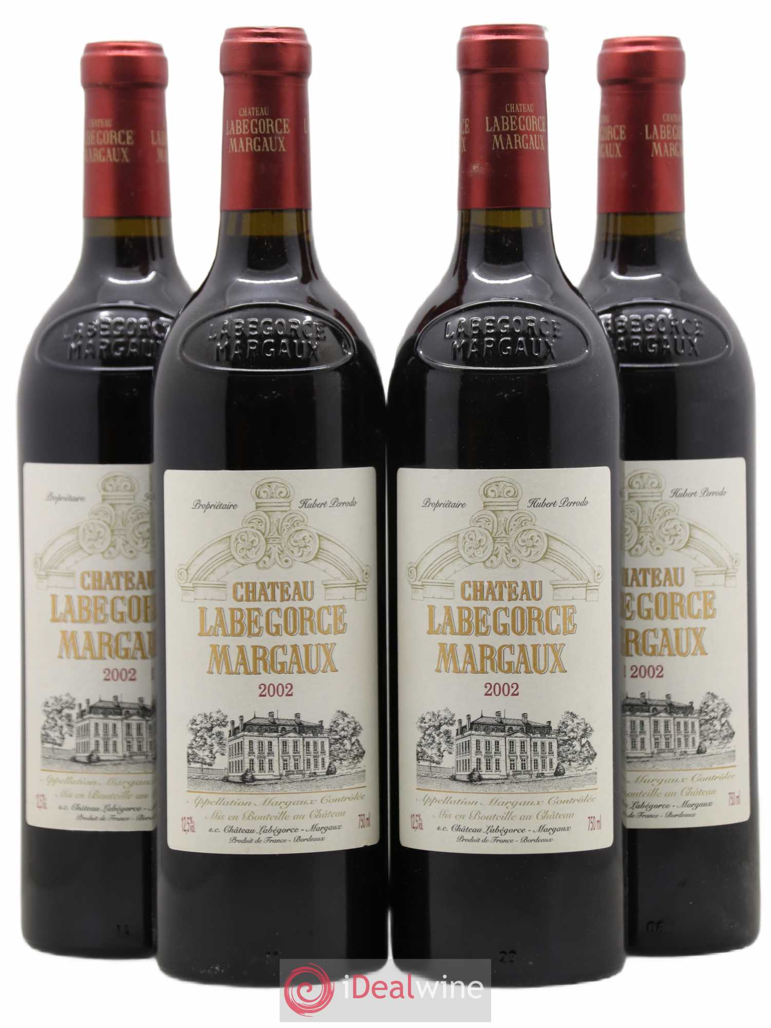 Château Labegorce Cru Bourgeois 2002 - Lot de 4 bouteilles - 0