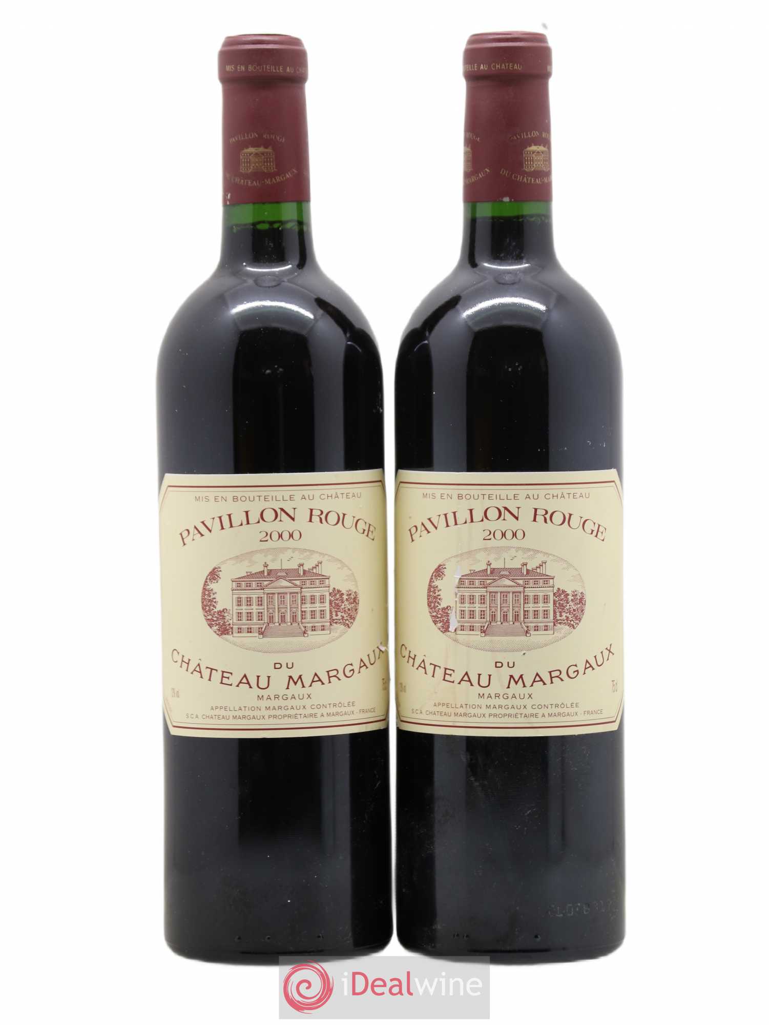 Pavillon Rouge du Château Margaux Second Vin 2000 - Lot de 2 bouteilles - 0