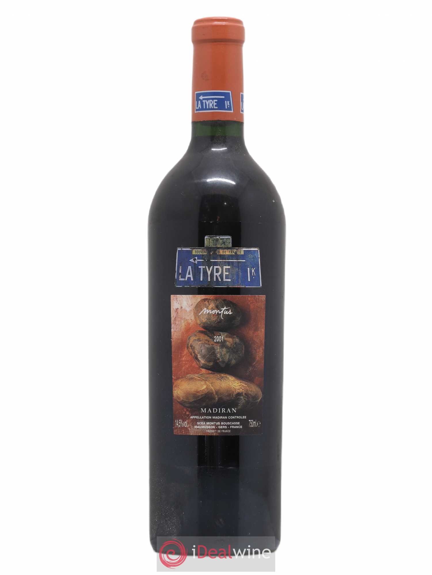 Madiran Château Montus-La Tyre Alain Brumont 2001 - Lot de 1 bouteille - 0