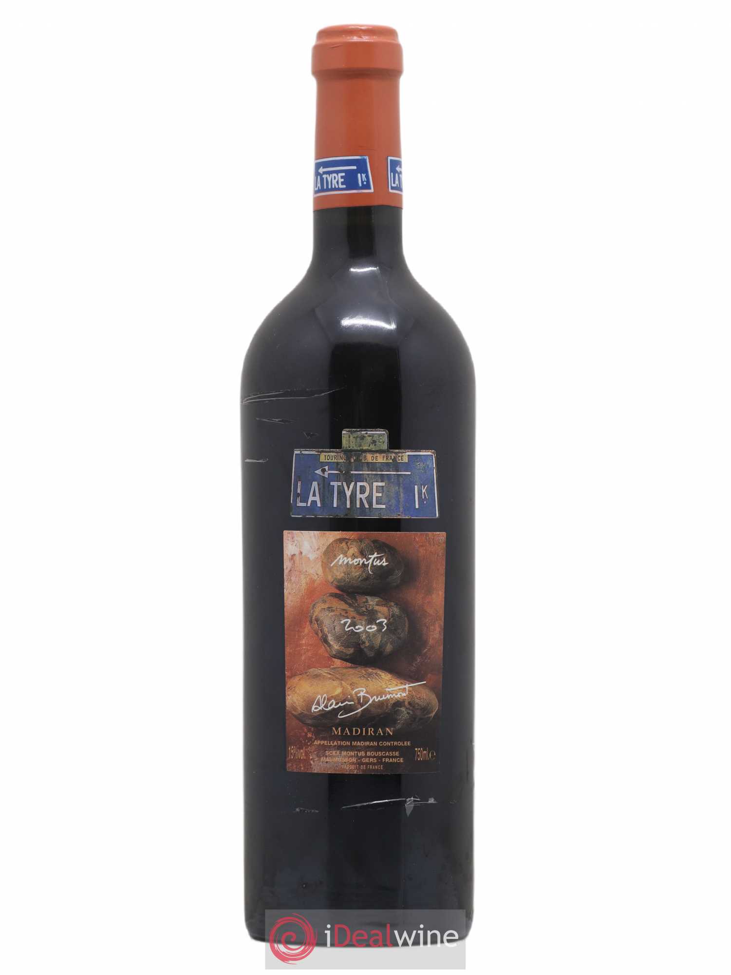 Madiran Château Montus-La Tyre Alain Brumont 2003 - Lot de 1 bouteille - 0