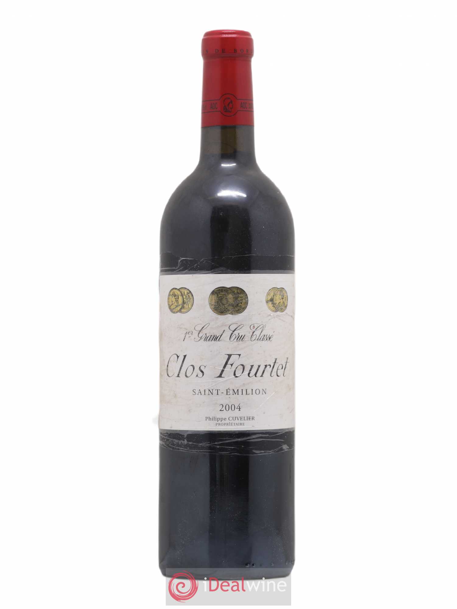 Clos Fourtet 1er Grand Cru Classé B 2004 - Lot de 1 bouteille - 0
