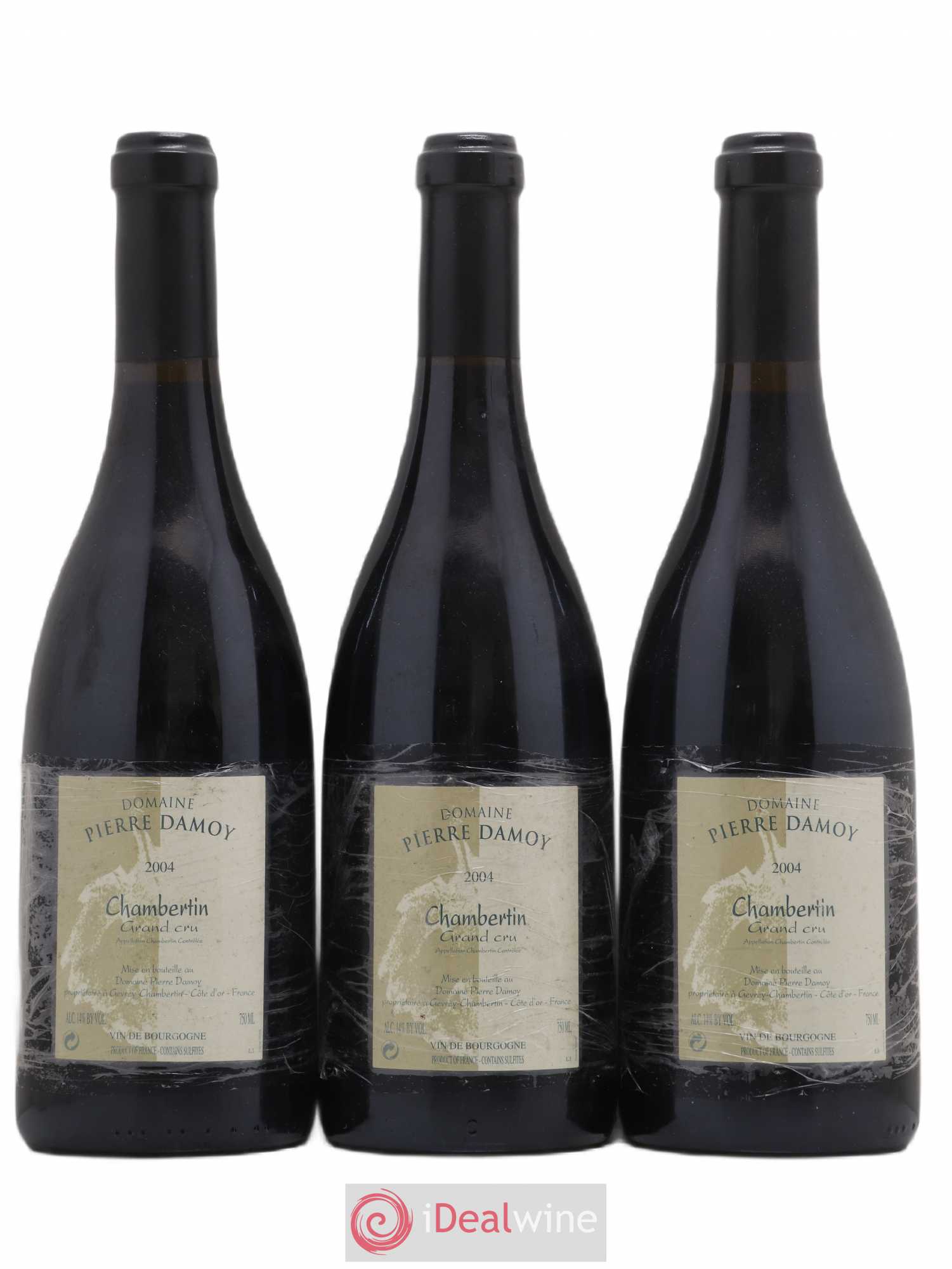 Chambertin Grand Cru Pierre Damoy 2004 - Lot de 3 bouteilles - 0